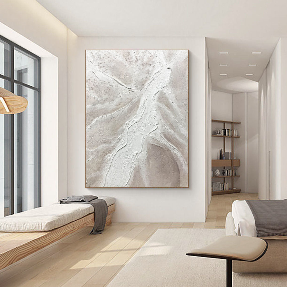 Grey Minimalist Painting #CXA 013