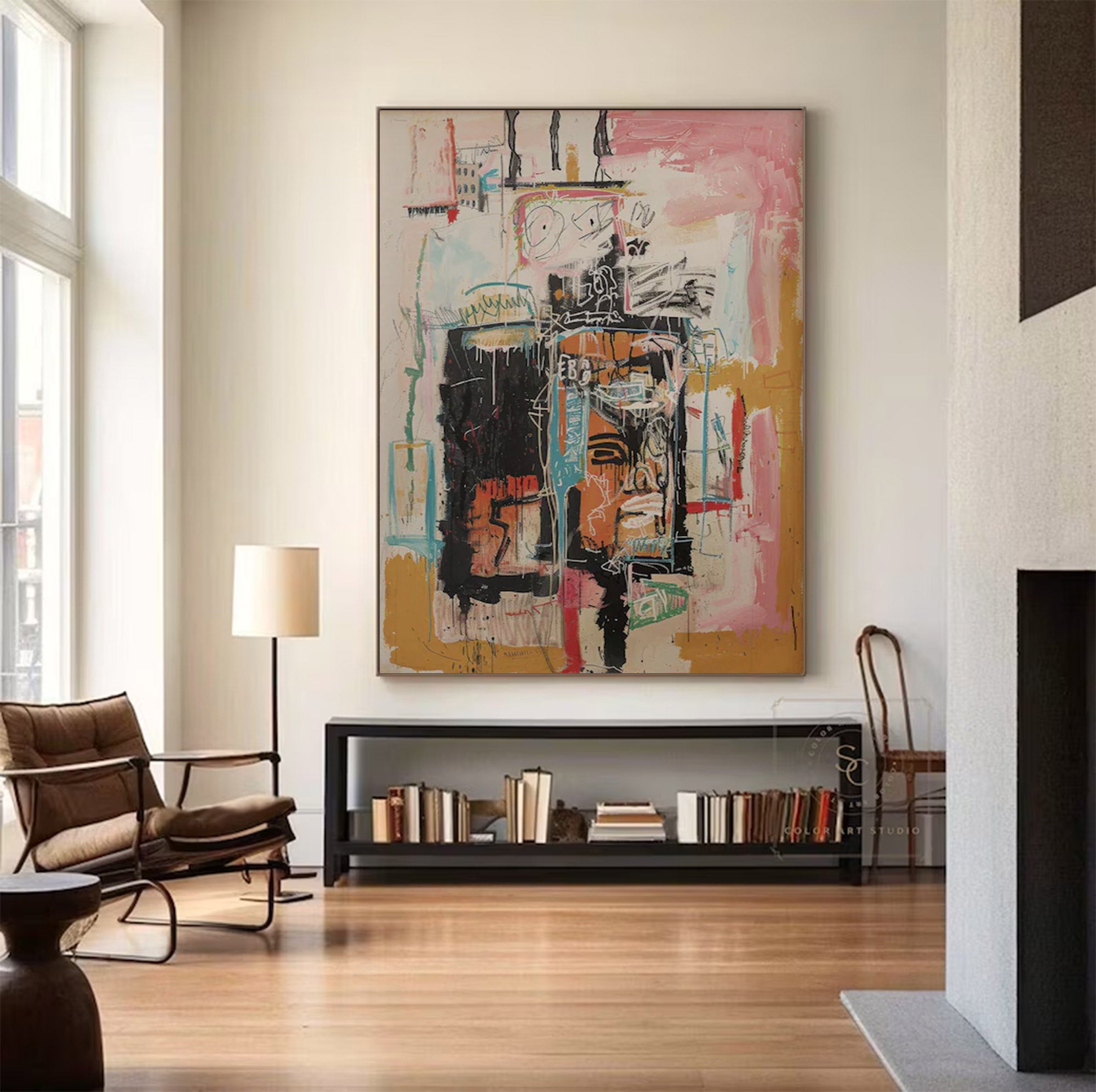 Large Minimalist Abstract Textured Art | ArtvistaGallery #WGA 001