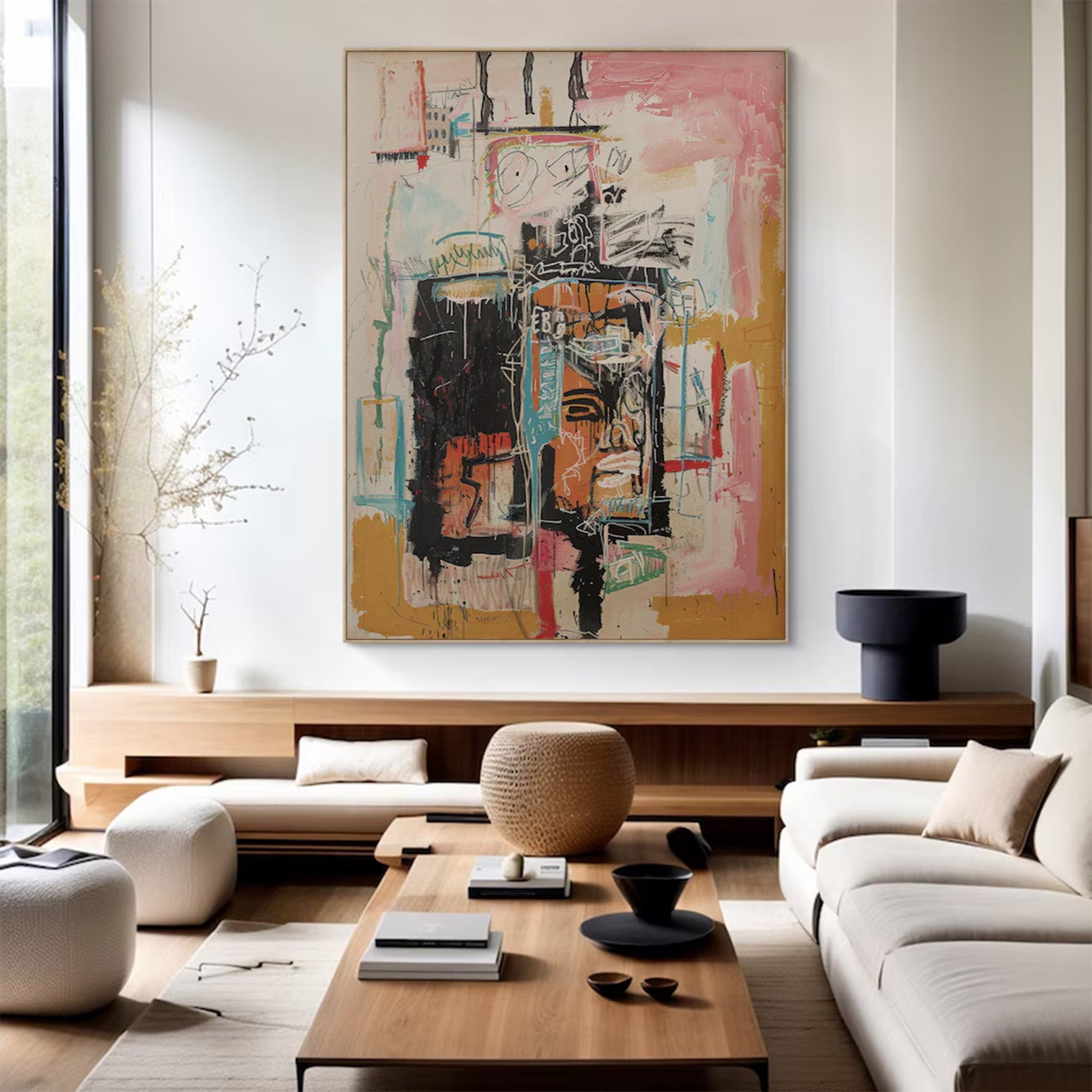 Large Minimalist Abstract Textured Art | ArtvistaGallery #WGA 001
