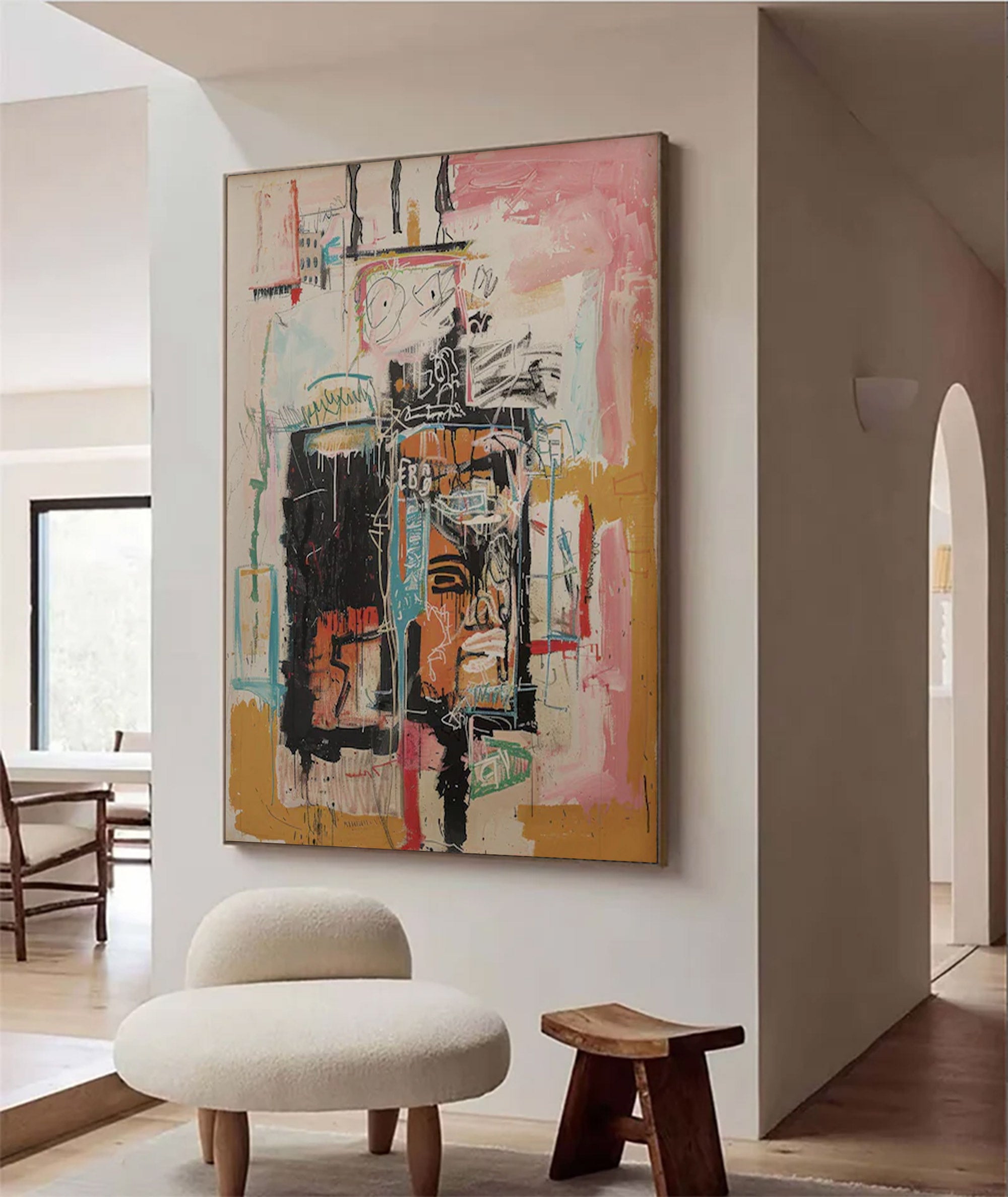 Large Minimalist Abstract Textured Art | ArtvistaGallery #WGA 001