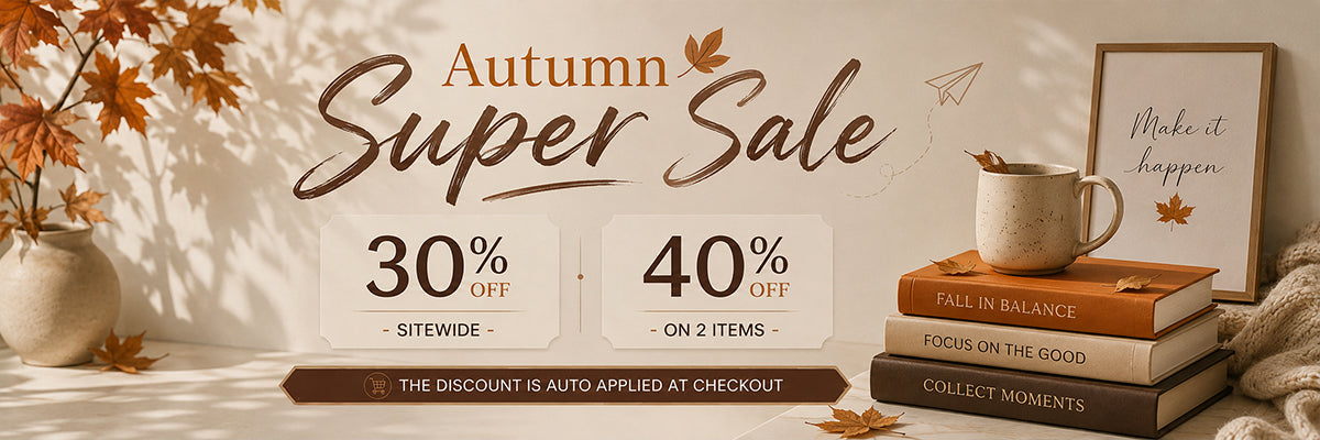 Promotional sale banner for the back-to-school season