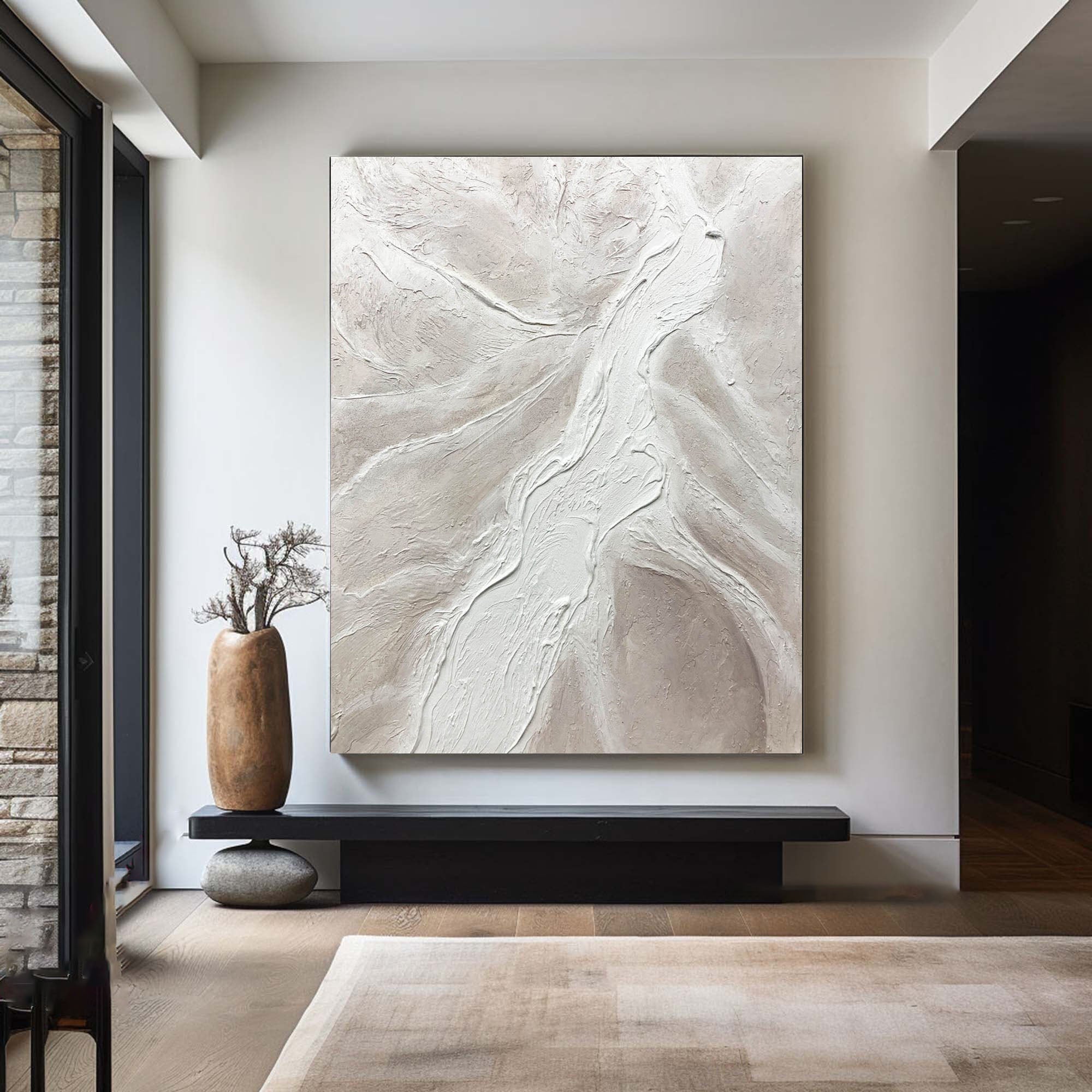 Grey Minimalist Painting #CXA 013