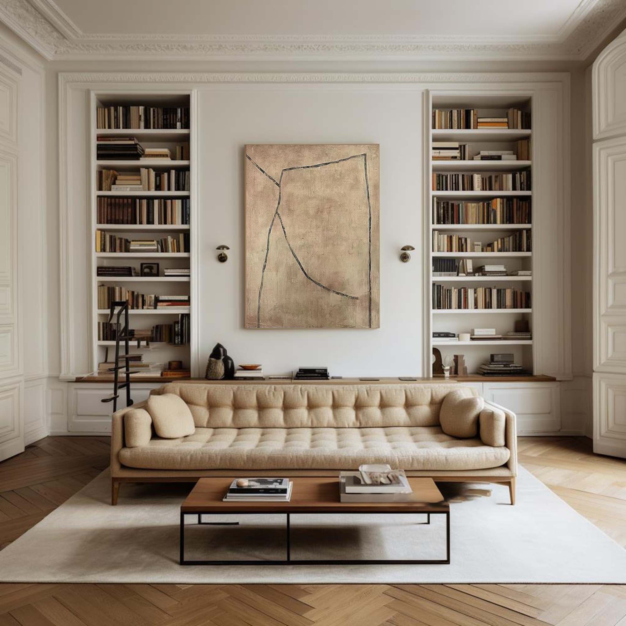 Modern Abstract Large Tonal Art #LLA 018