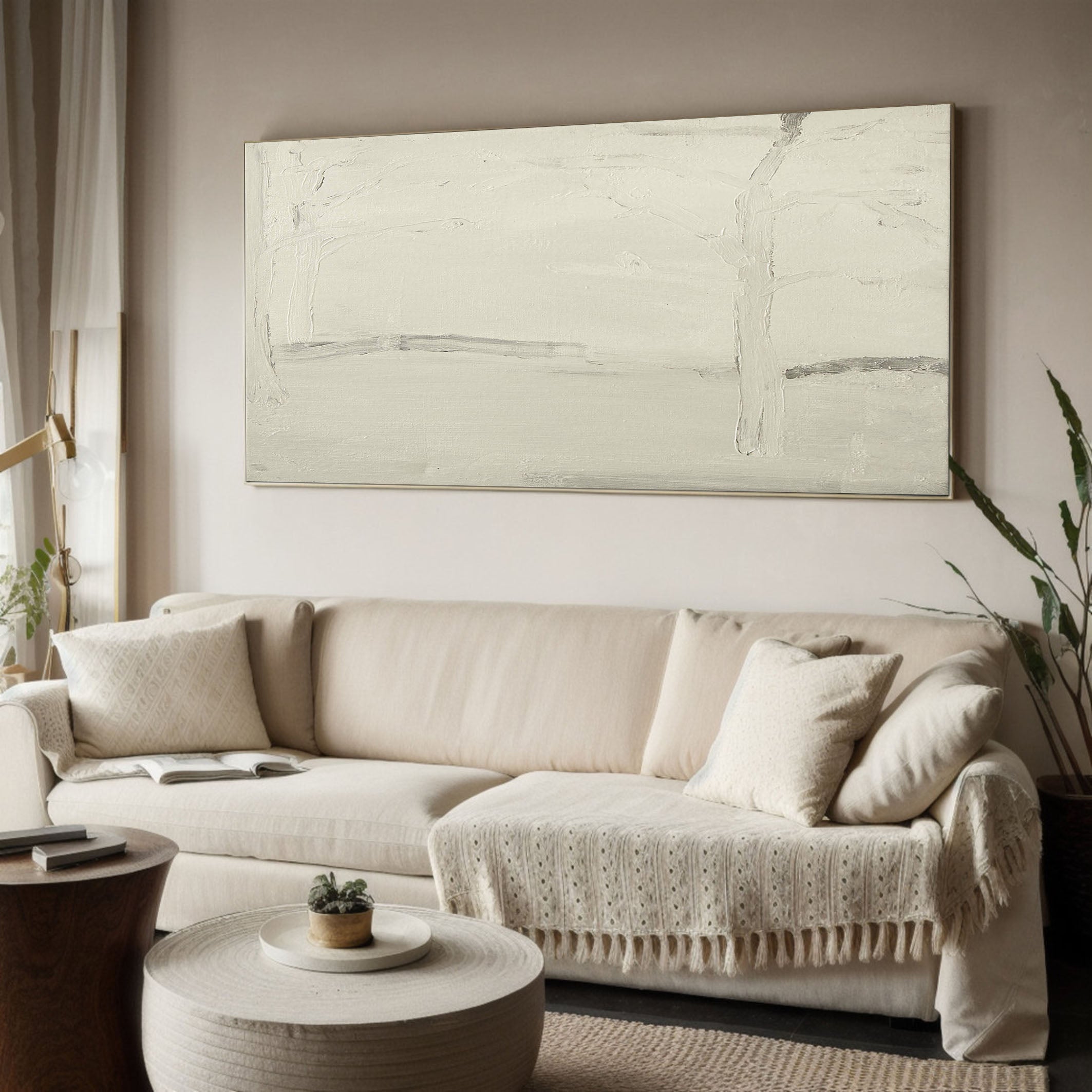 Minimalist Neutral on Neutral, Subtle Line Variation #BGA 060