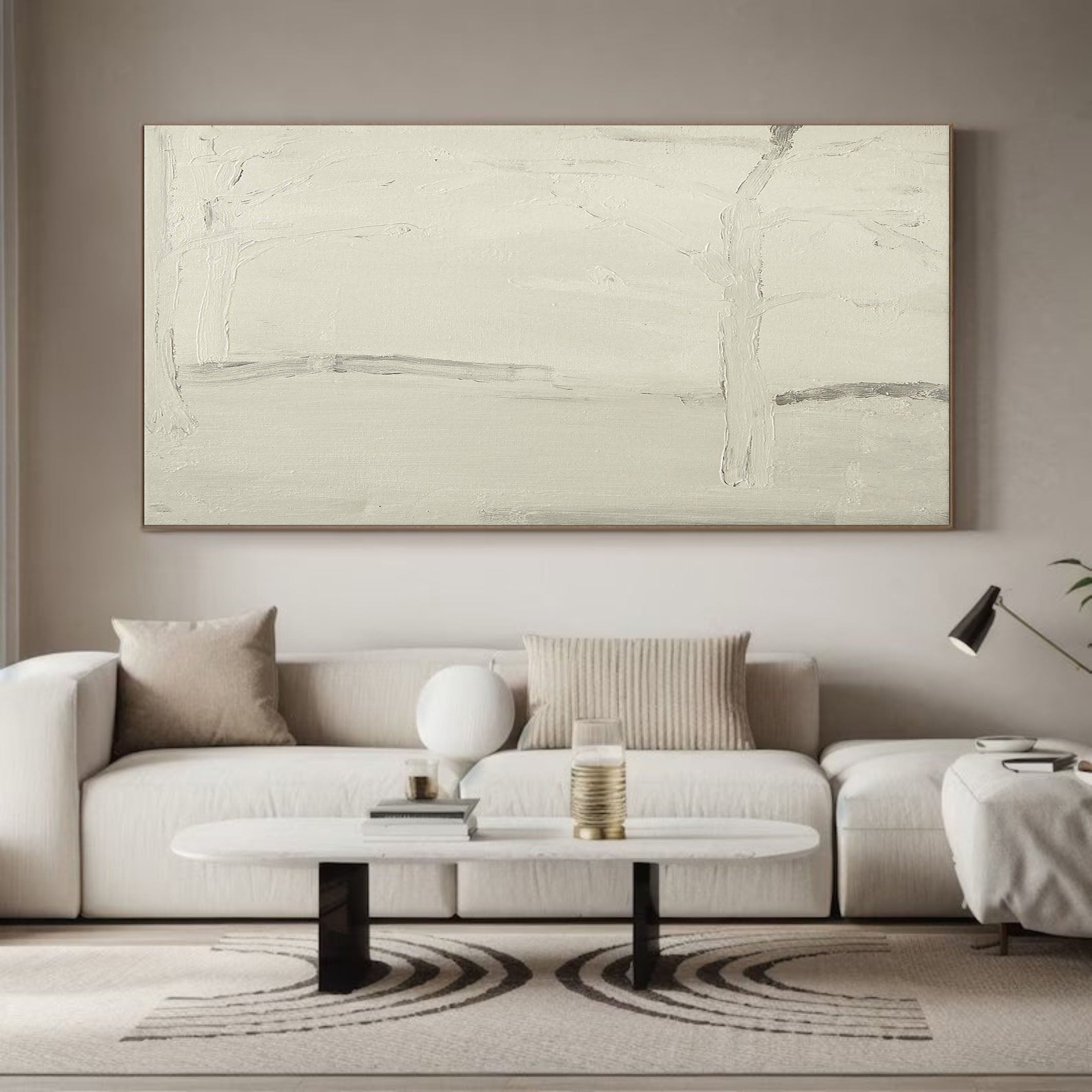 Minimalist Neutral on Neutral, Subtle Line Variation #BGA 060