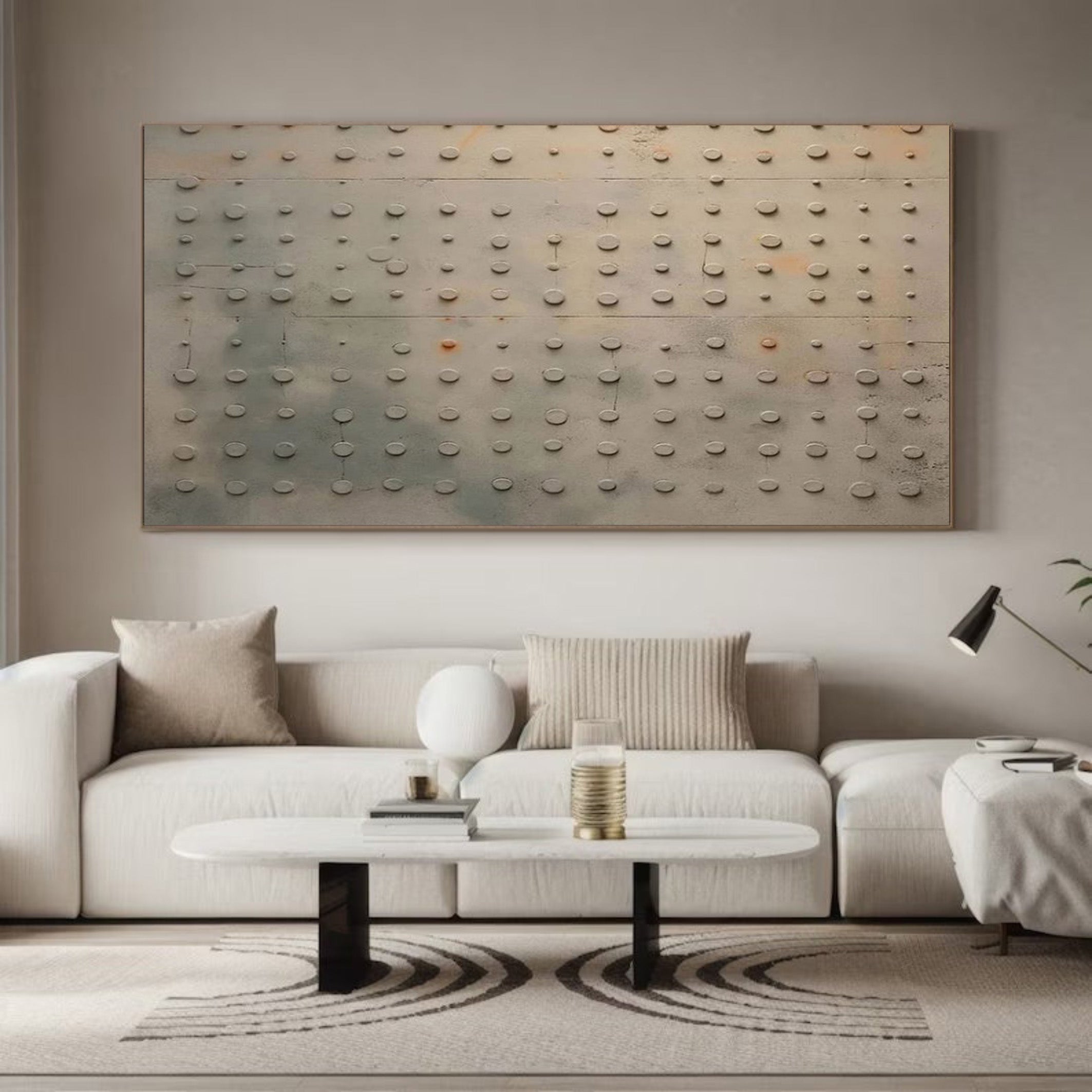 Abstract Textured Painting, Subtle Industrial Detail #BGA 150