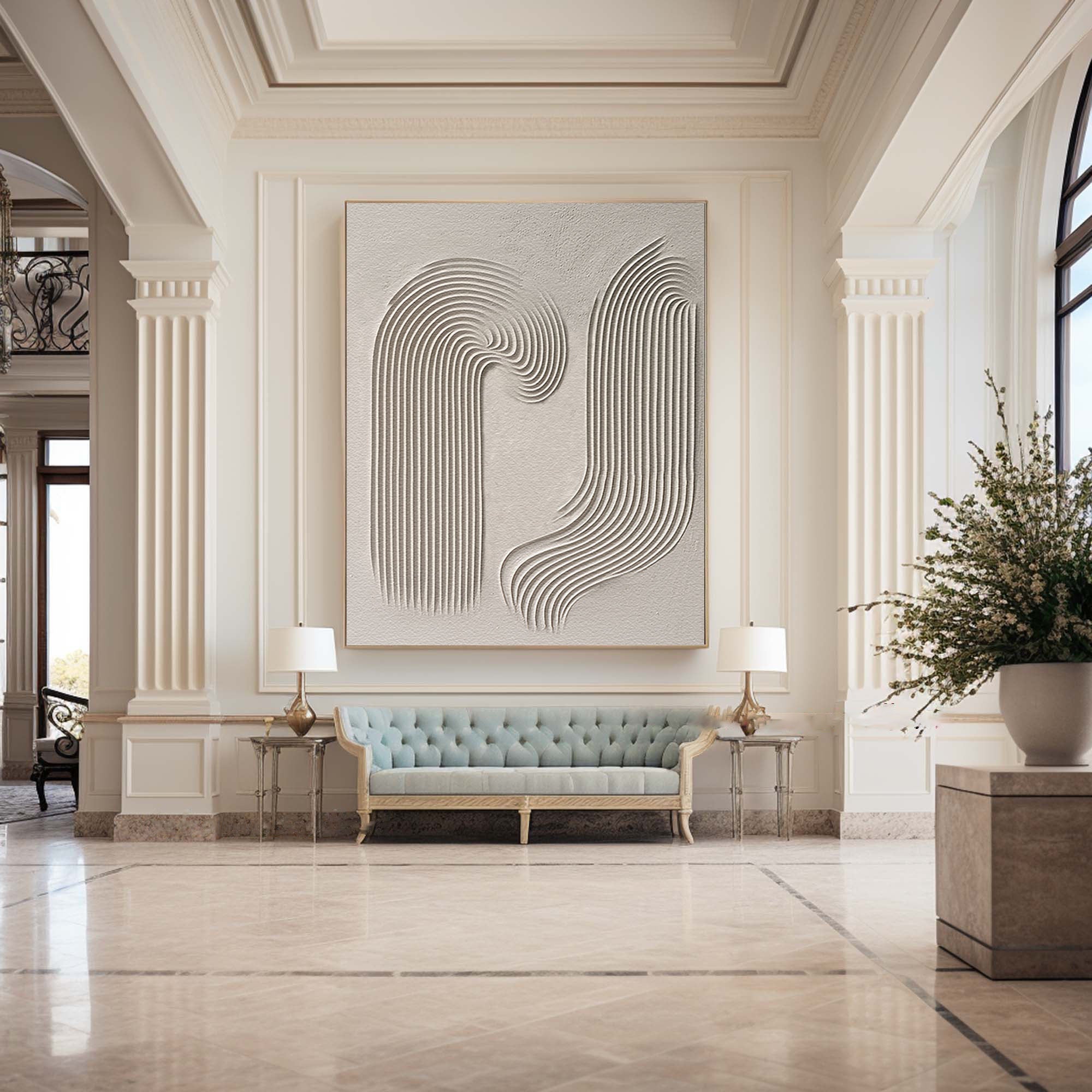 Beige & Brown Minimalist Painting #BBM 007