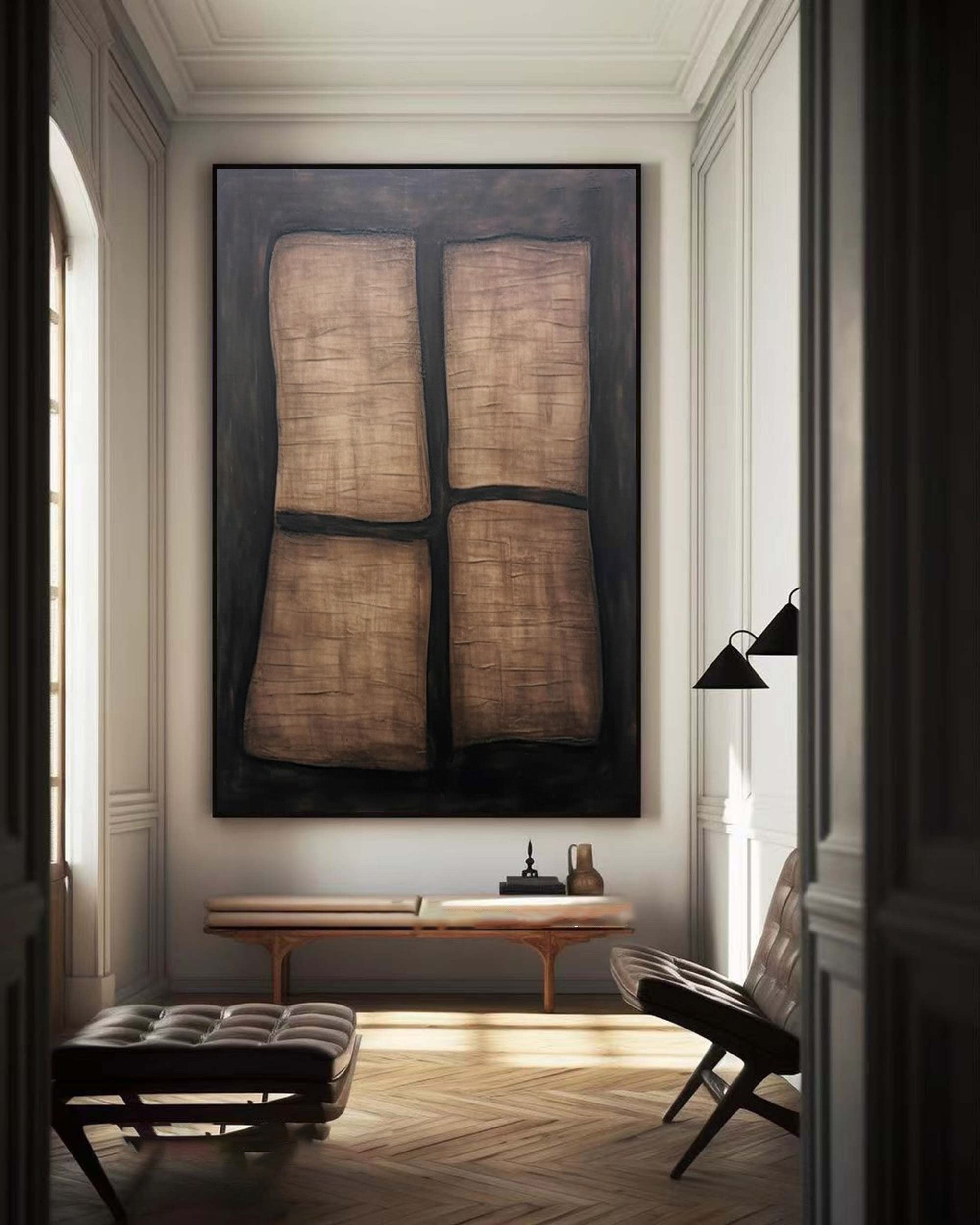 Modern Abstract Wall Art | Original Handmade Paintings #BBA 052