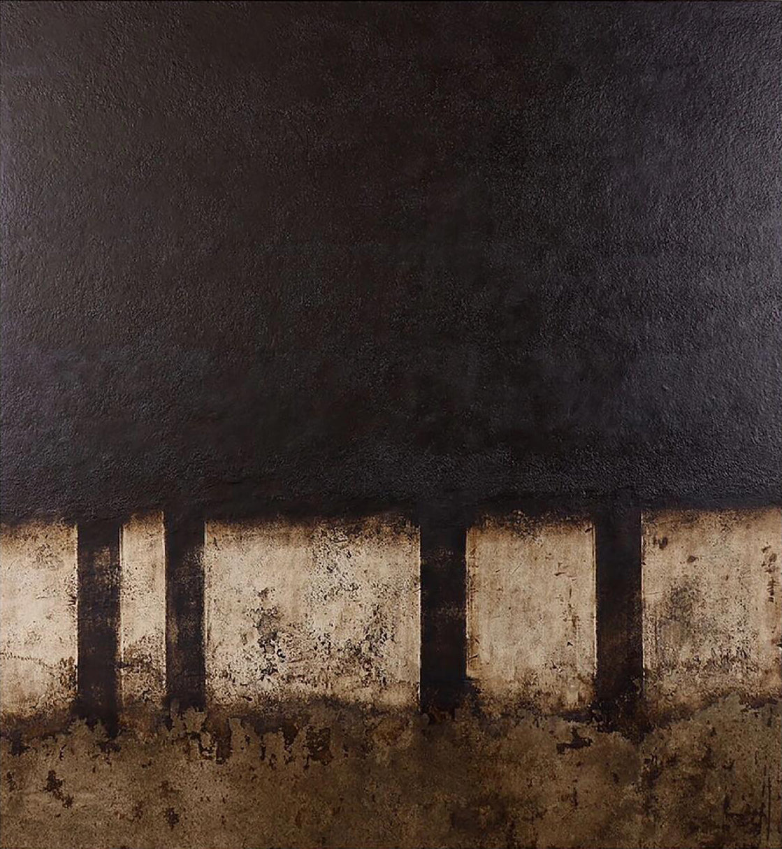 Modern Abstract Substantial Earth Tones | ArtvistaGallery #WG 109