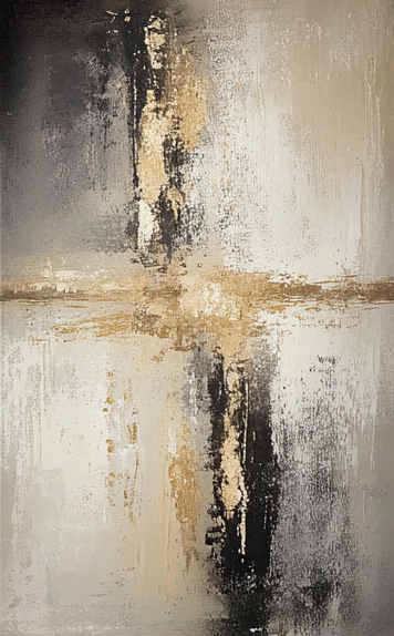 Textured Abstract with Subtle Gold Accents for Modern Home #BGA 208