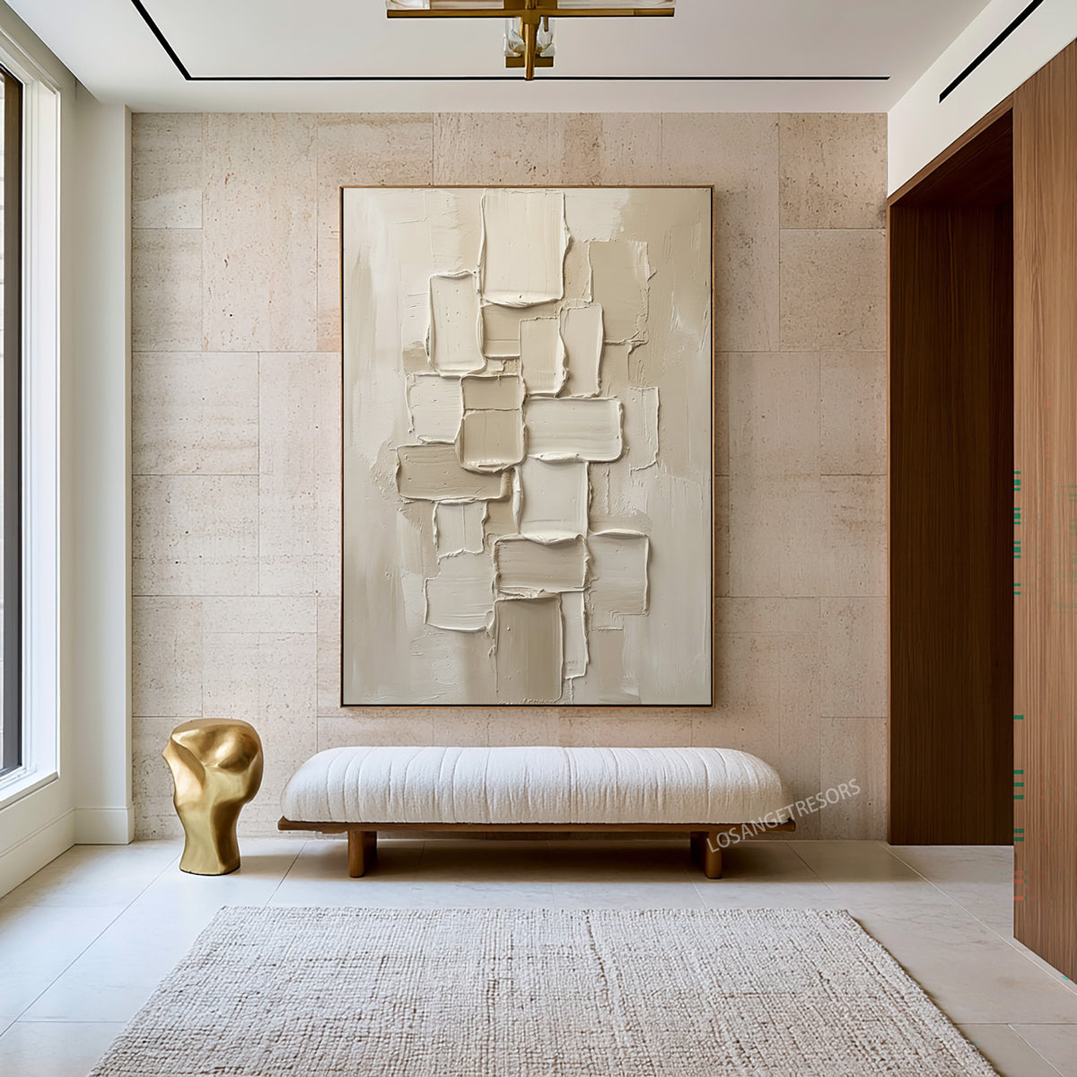 Fragments Of White Silence Large White Abstract Wall Art Textured Contemporary Painting Minimalist Luxury Decor