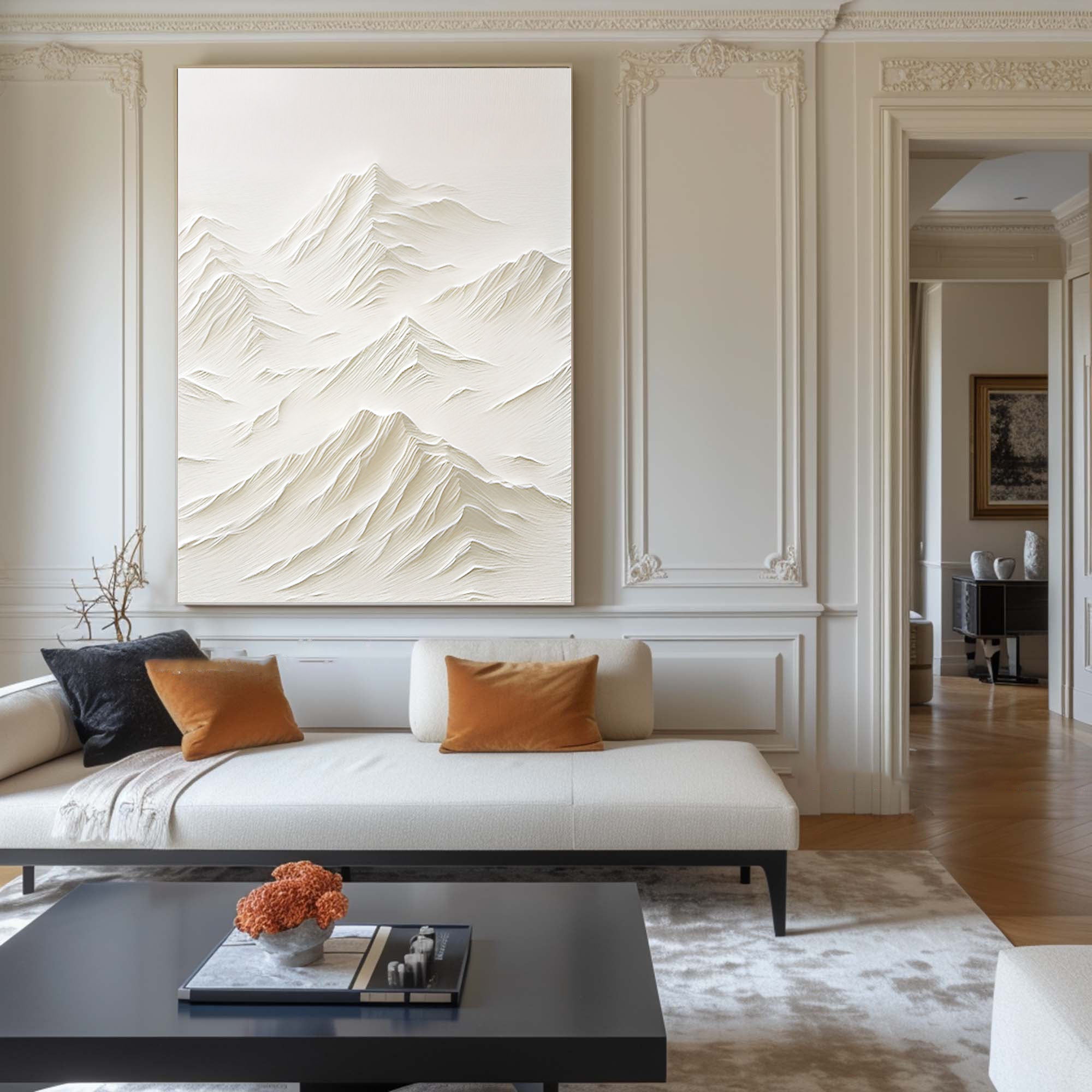 White Minimalist Painting #WM 006