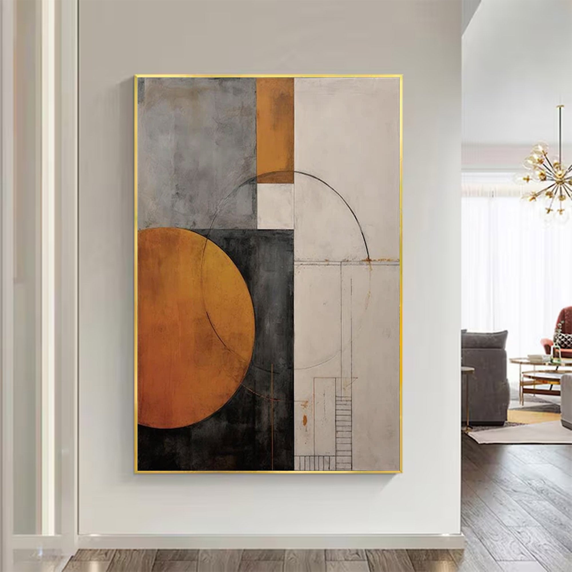 Modern Large Urban Abstract Art | ArtvistaGallery #WGA 002