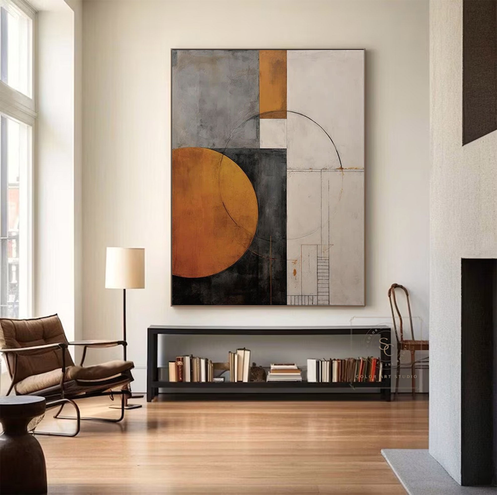 Modern Large Urban Abstract Art | ArtvistaGallery #WGA 002