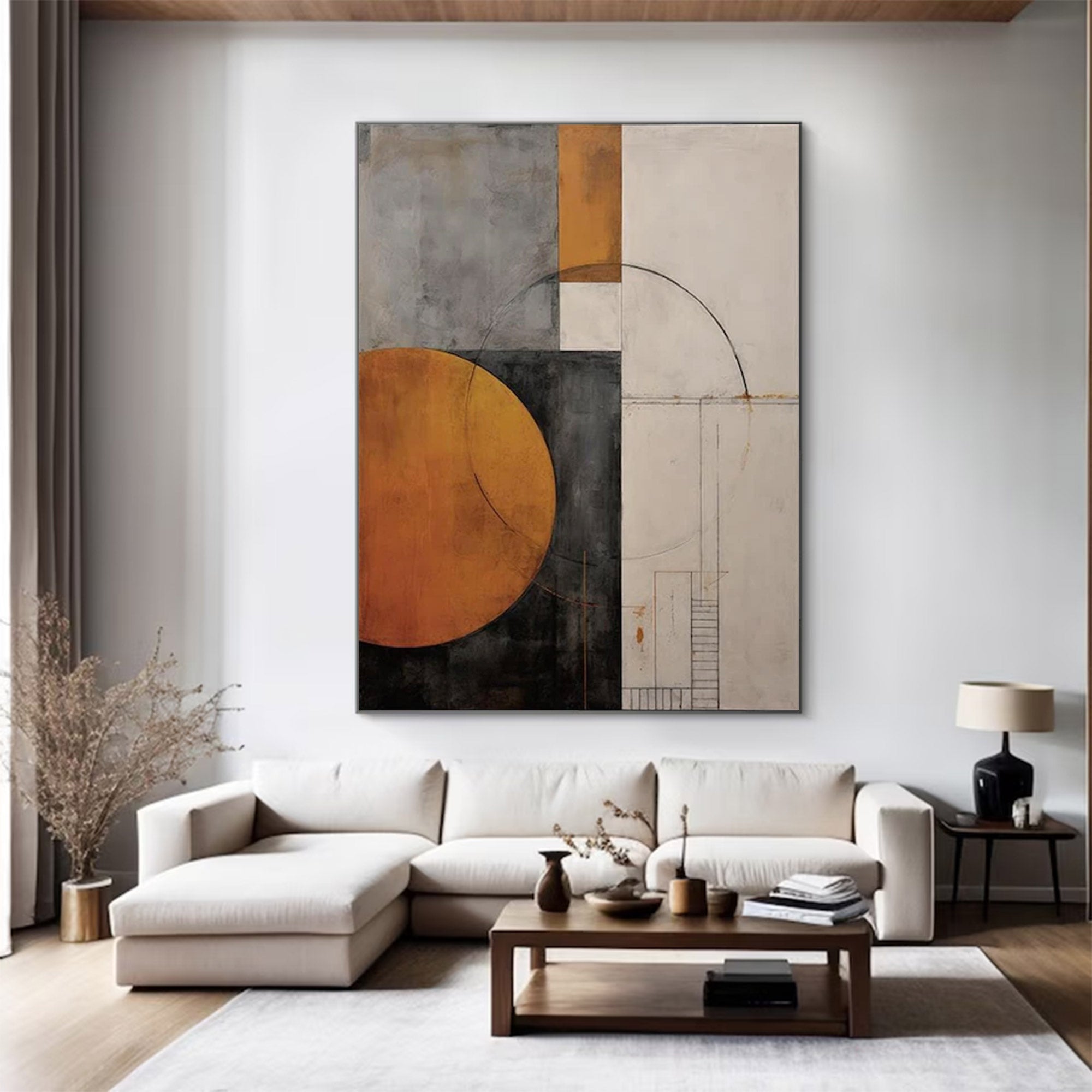 Modern Large Urban Abstract Art | ArtvistaGallery #WGA 002