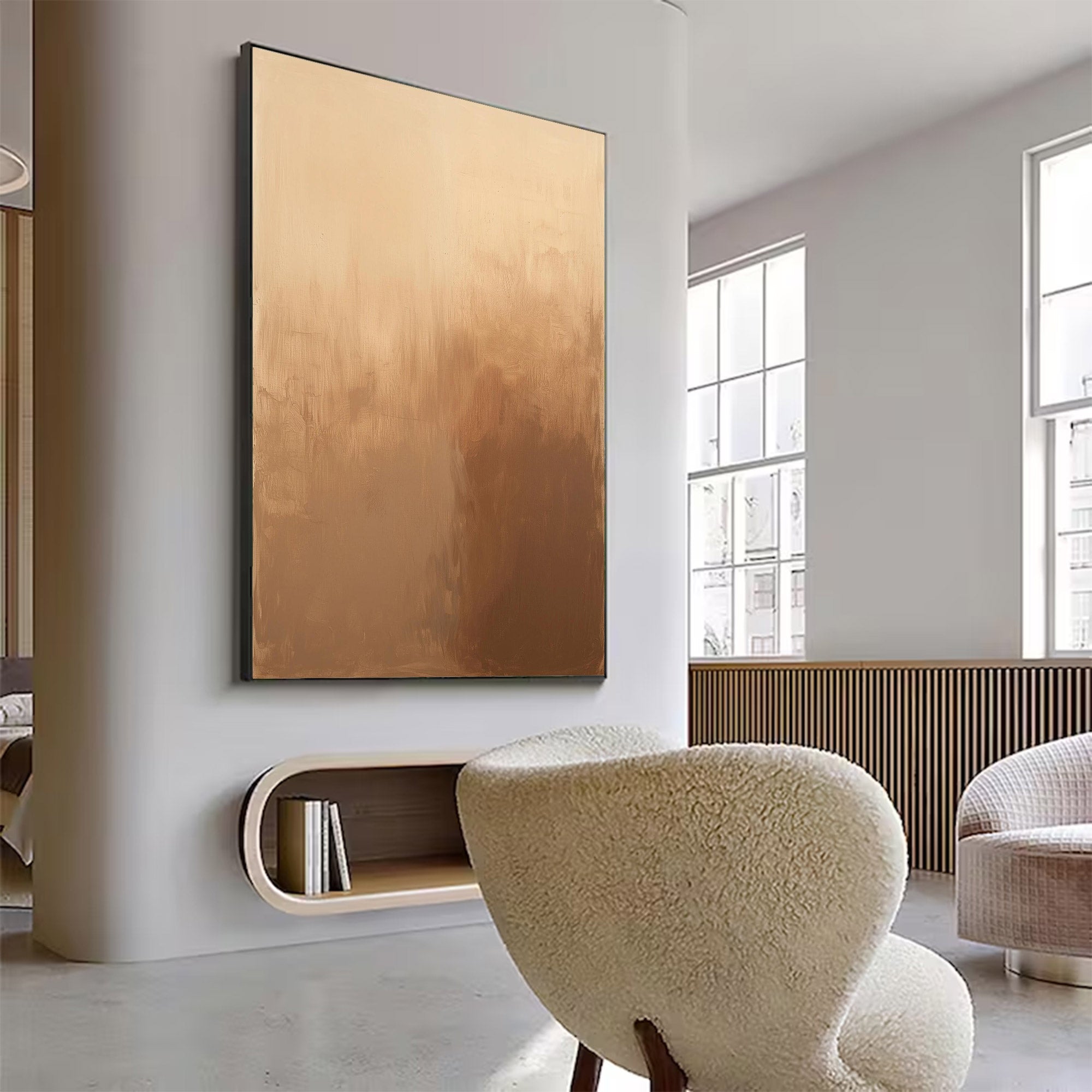 Modern Large Earth-Toned Art | ArtvistaGallery #WG 122