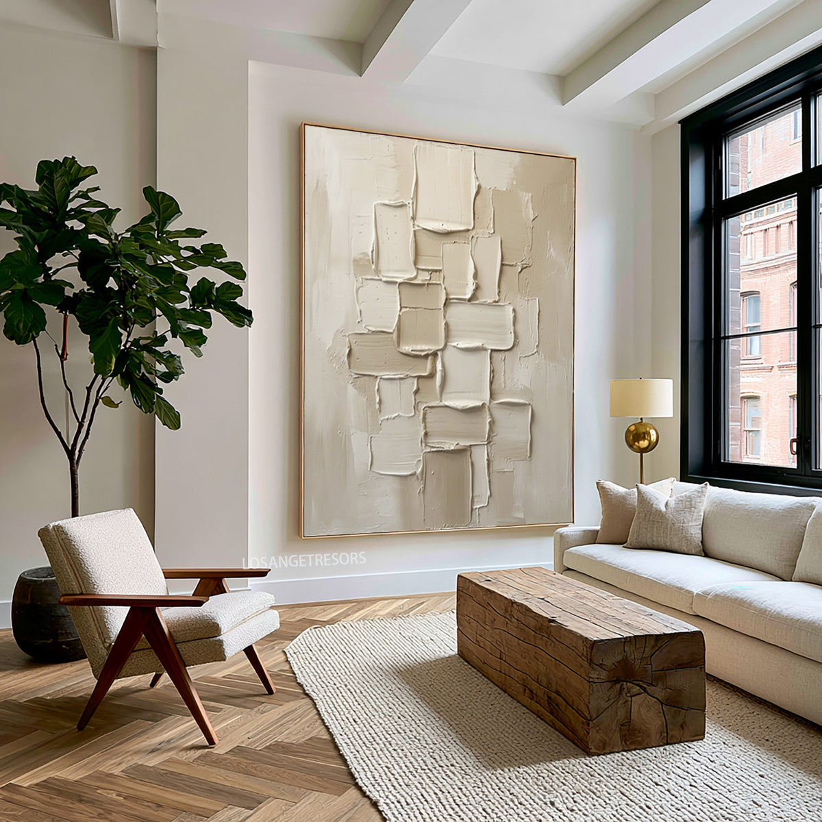 Fragments Of White Silence Large White Abstract Wall Art Textured Contemporary Painting Minimalist Luxury Decor