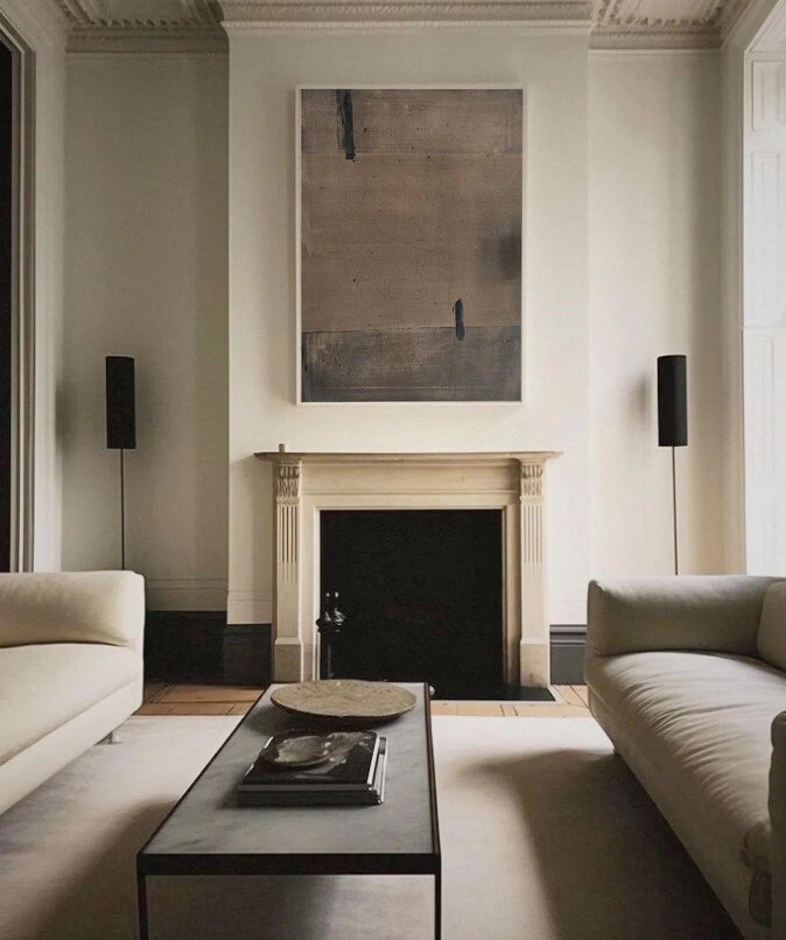 Modern Brown Abstract, Wabi-Sabi Inspired Wall Decor #BGA 105