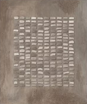 Large Abstract Impasto Grid Art | ArtvistaGallery #WG 124