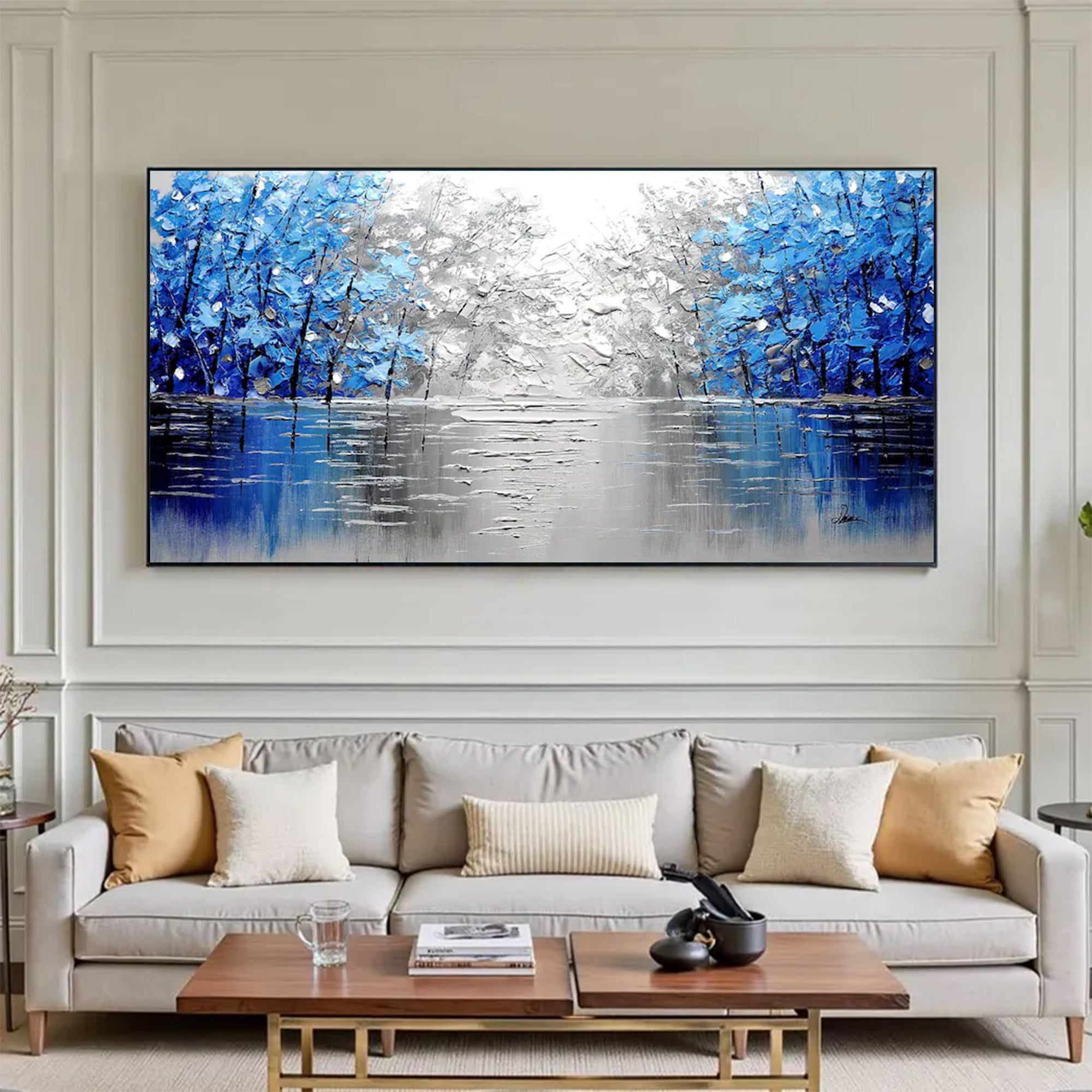 Large Abstract Pop Art Style Vertical | ArtvistaGallery #WGA 037