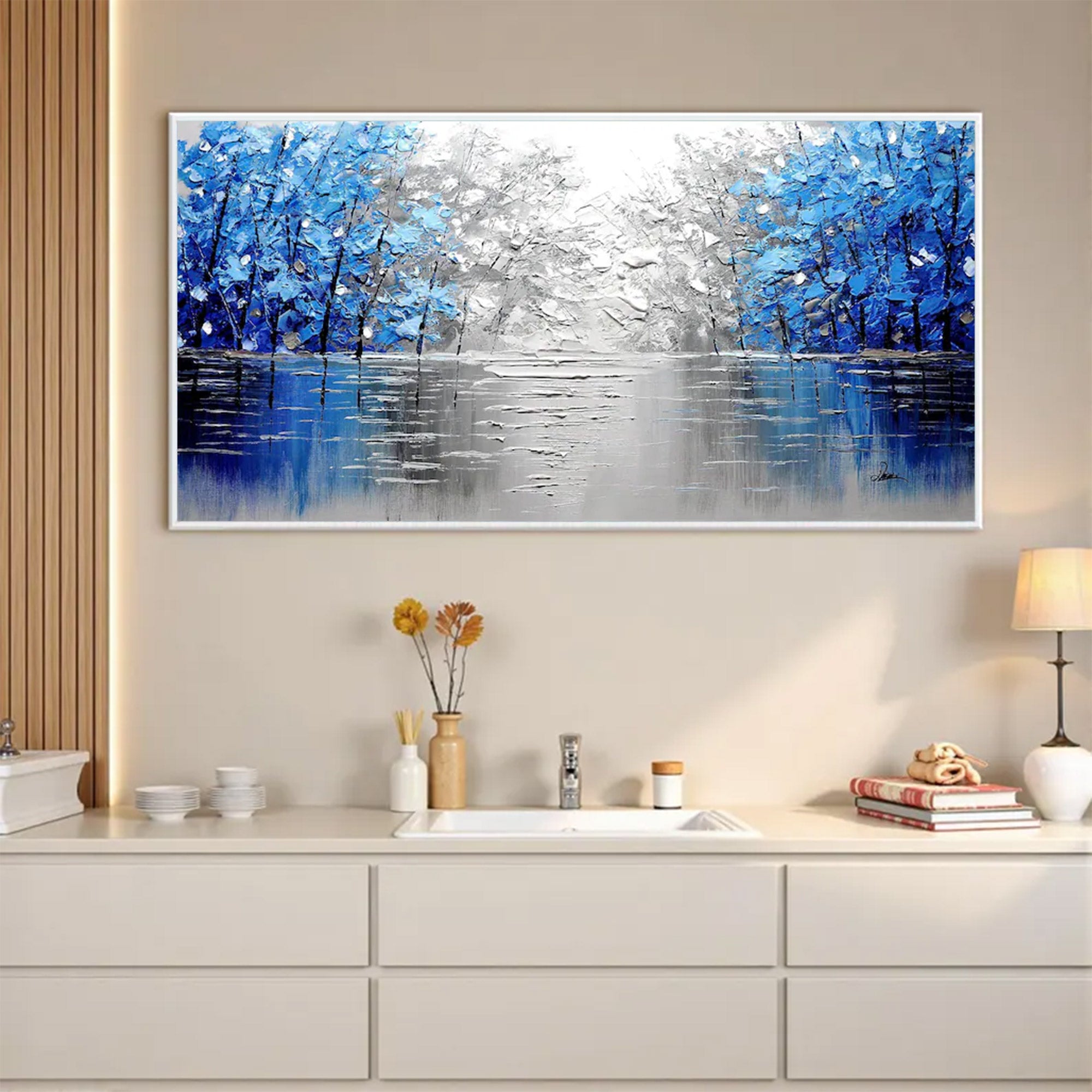 Large Abstract Pop Art Style Vertical | ArtvistaGallery #WGA 037