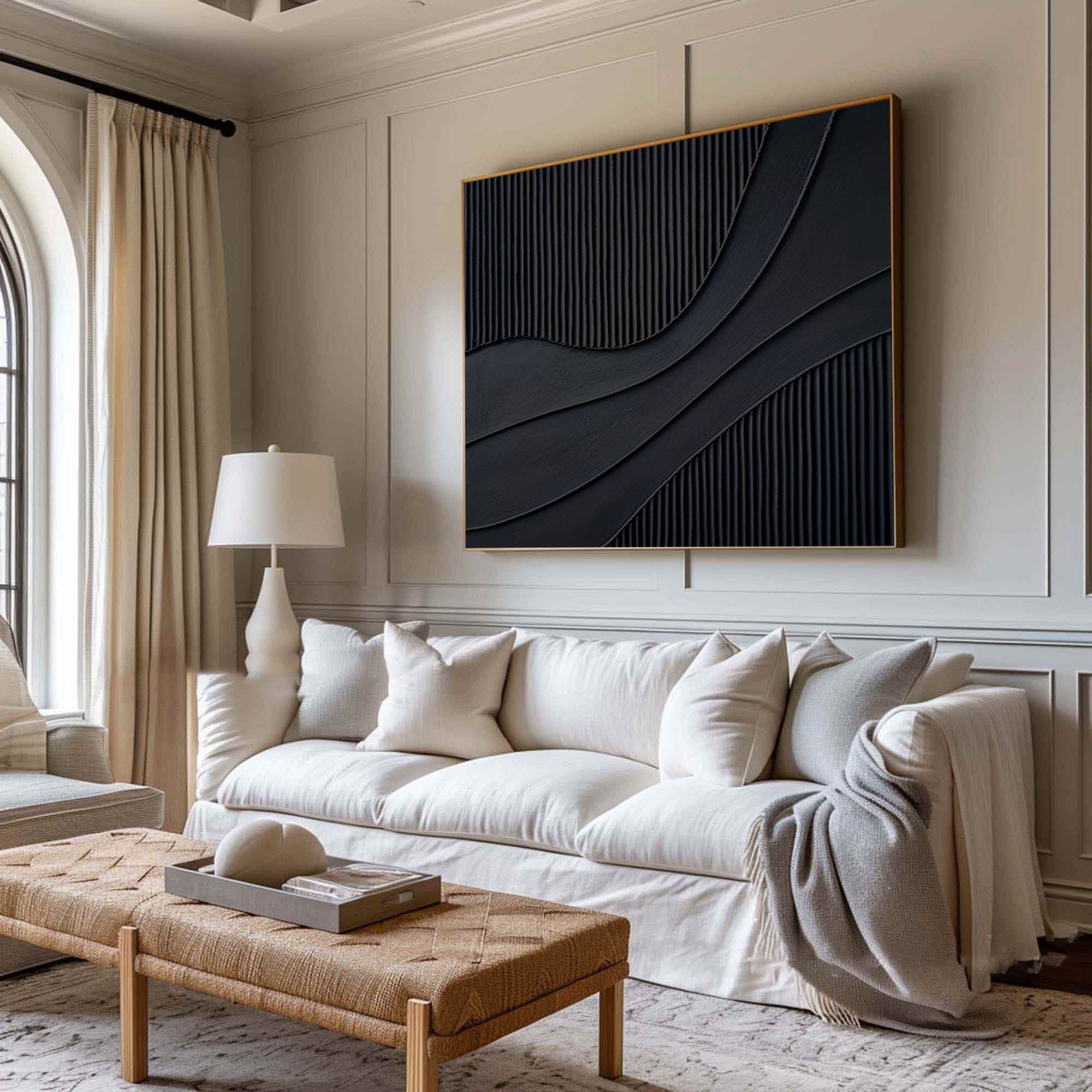 Modern Black Minimalist Art for Your Home Decor #BM 015