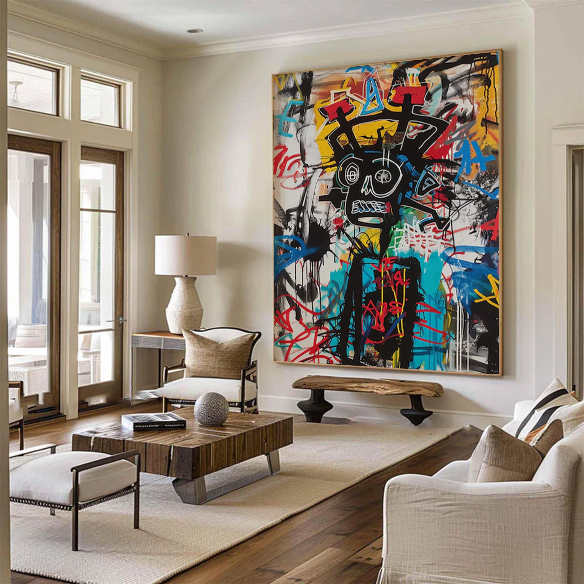 Large Modern Neo-Expressionist Art | ArtvistaGallery #WGA 006