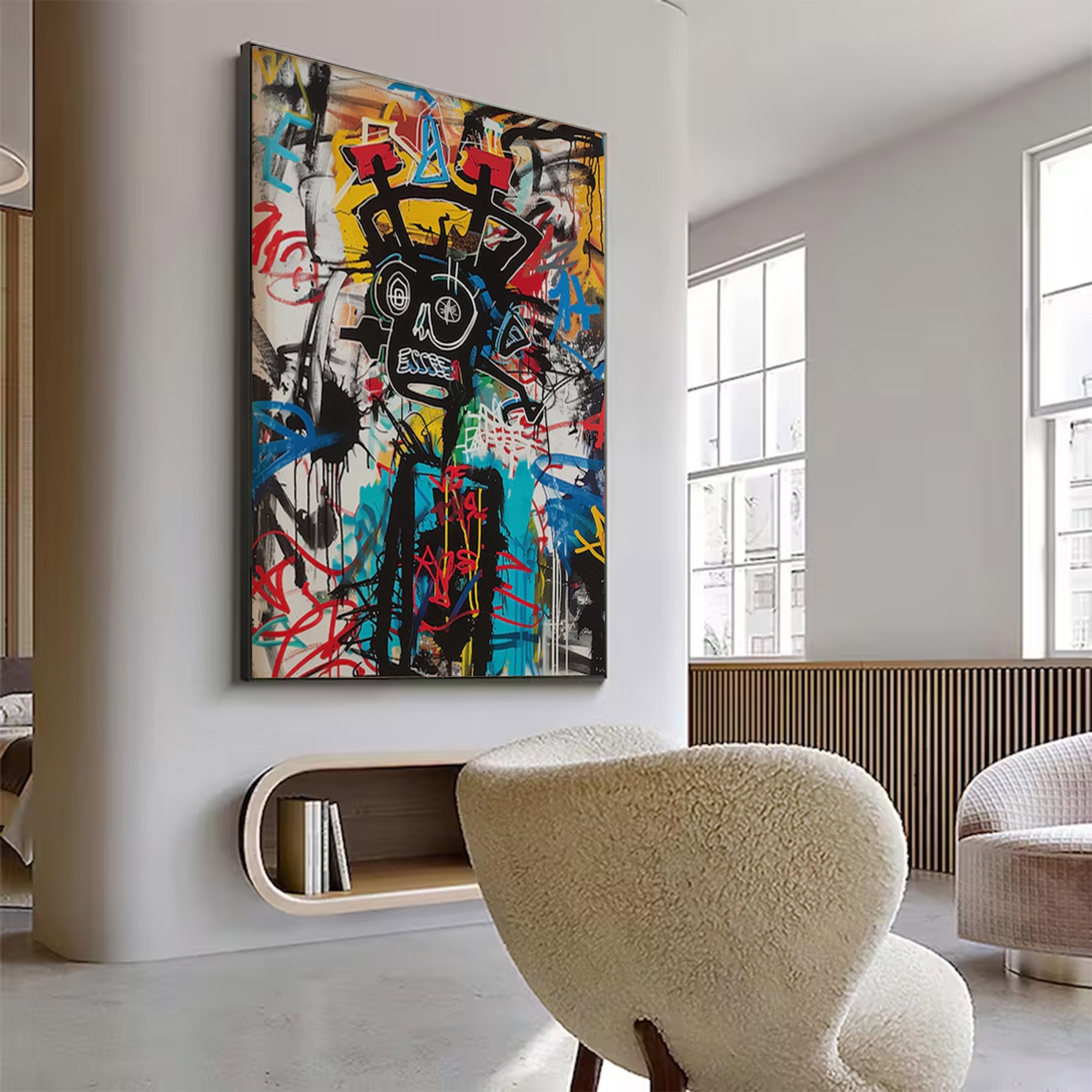 Large Modern Neo-Expressionist Art | ArtvistaGallery #WGA 006