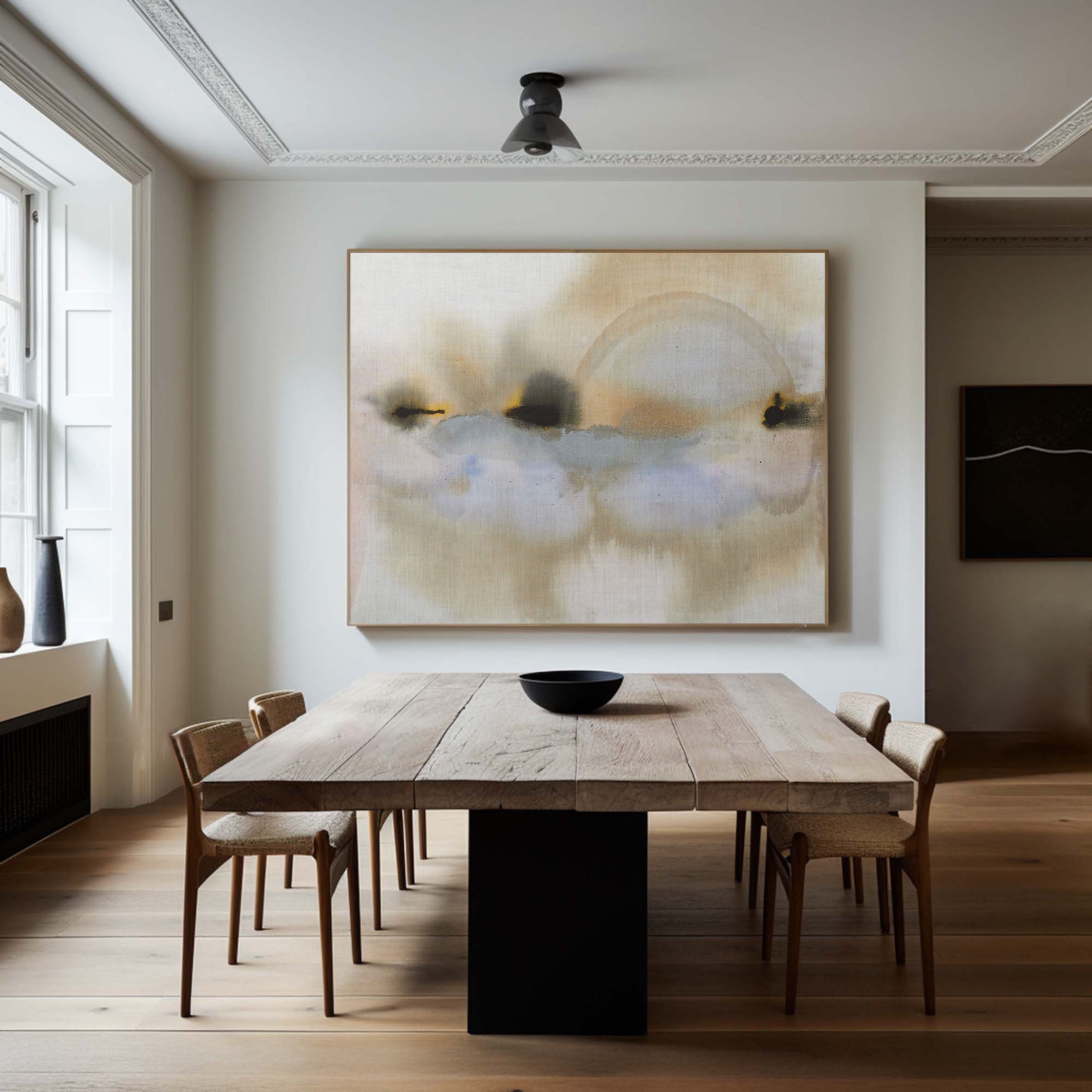 Soft Blended Landscape Abstraction, Modern Wall Art #BGA 056