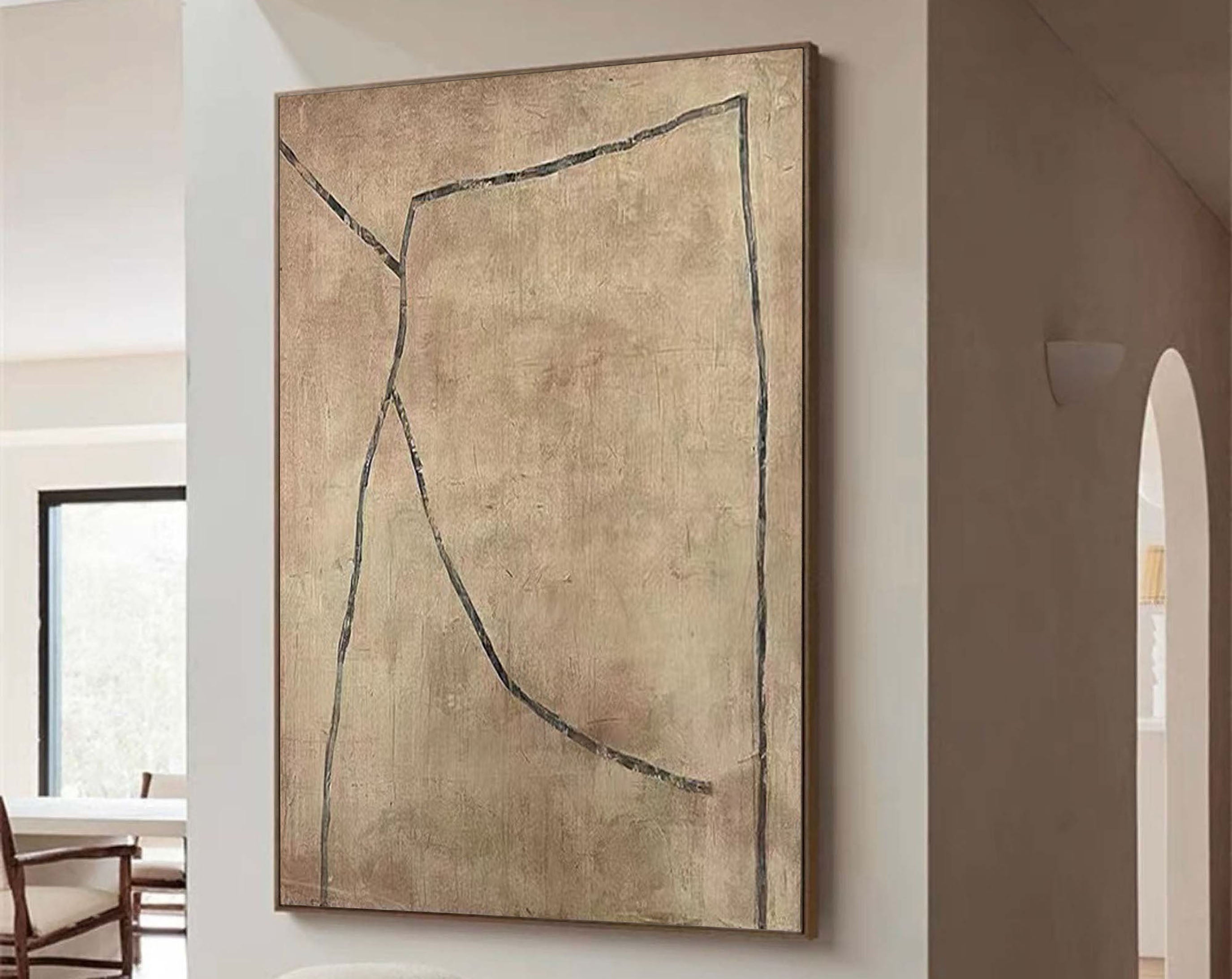 Modern Abstract Large Tonal Art #LLA 018