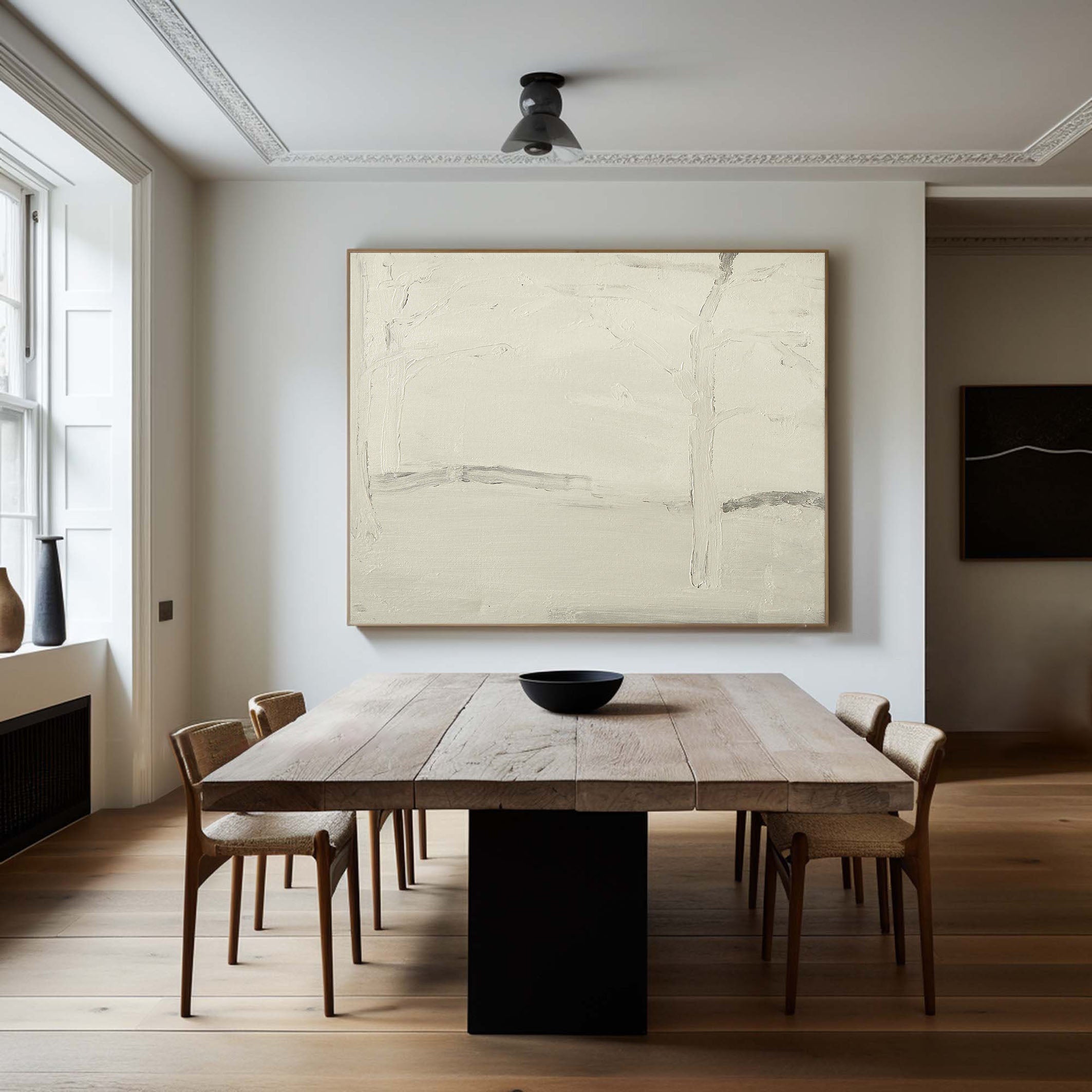 Minimalist Neutral on Neutral, Subtle Line Variation #BGA 060