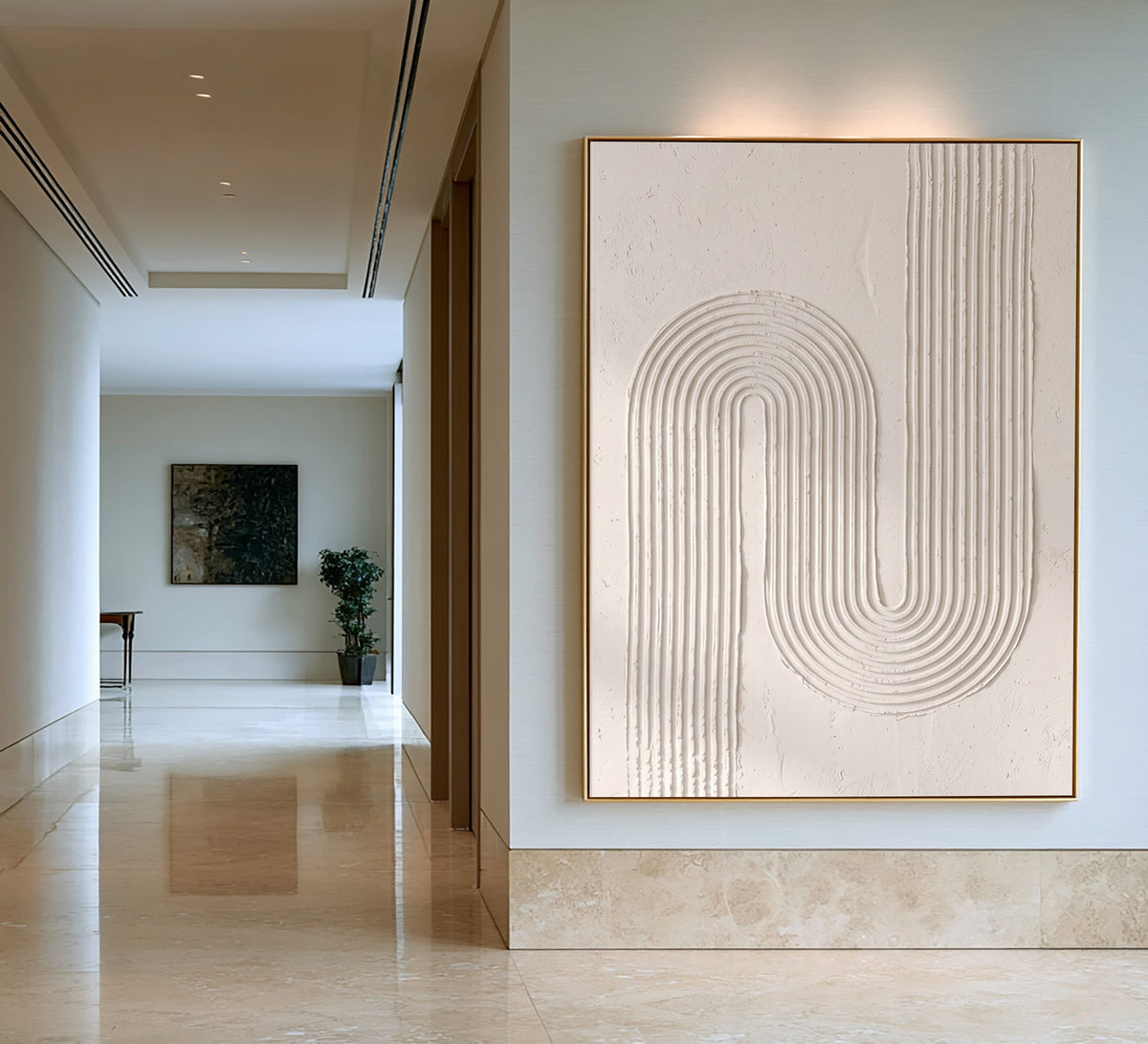 Continuous Lines Sculptural Wall Artwork #AVG 158