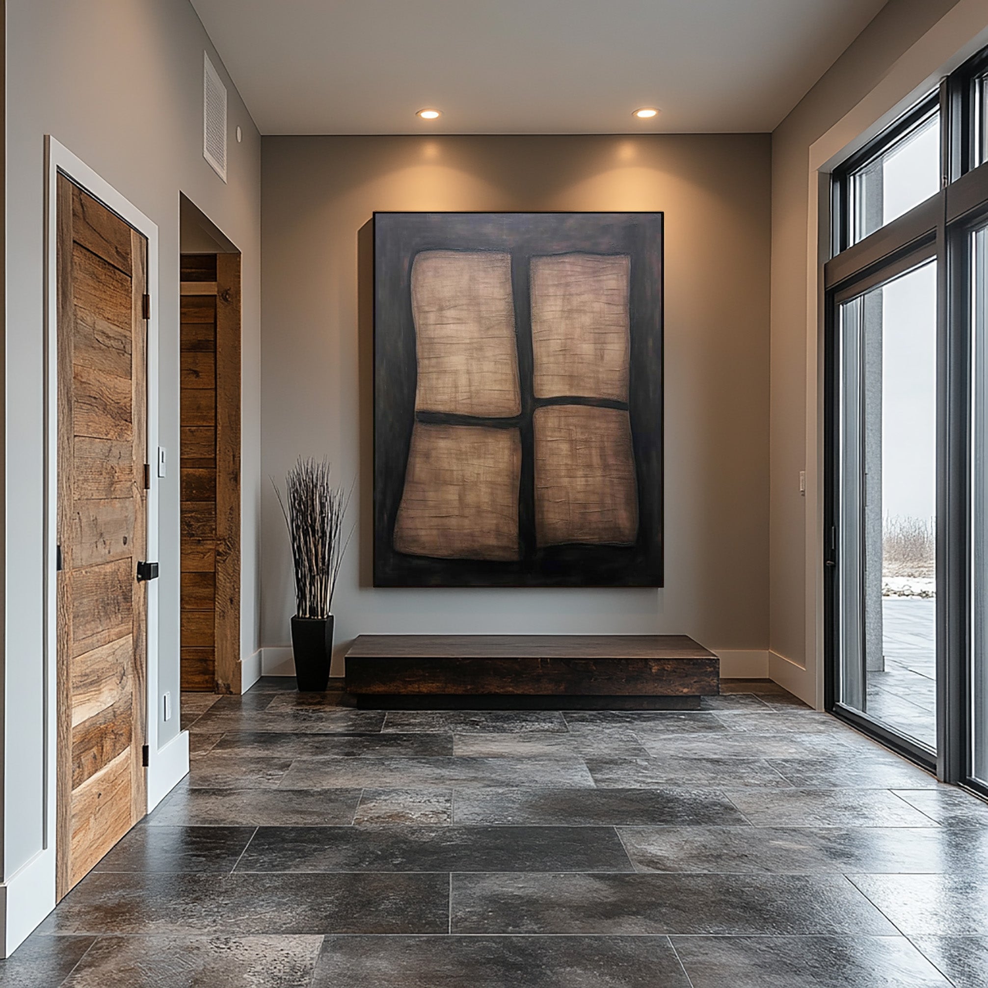 Modern Abstract Wall Art | Original Handmade Paintings #BBA 052