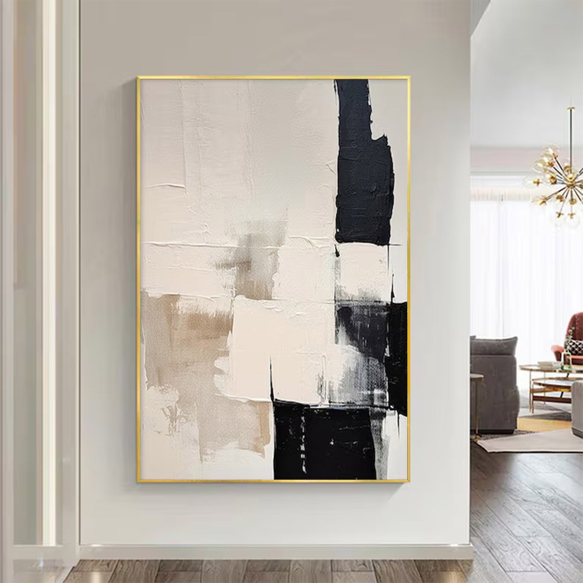 Oversized Abstract White Relief Art | ArtvistaGallery #WG 101