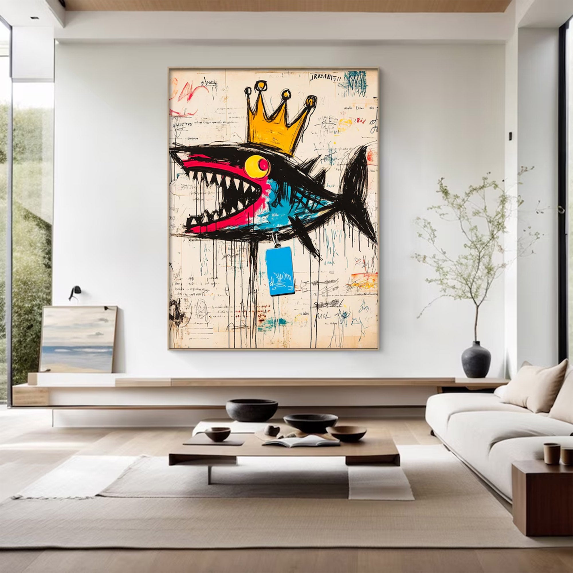 Modern Large Urban Abstract Art | ArtvistaGallery #WGA 008
