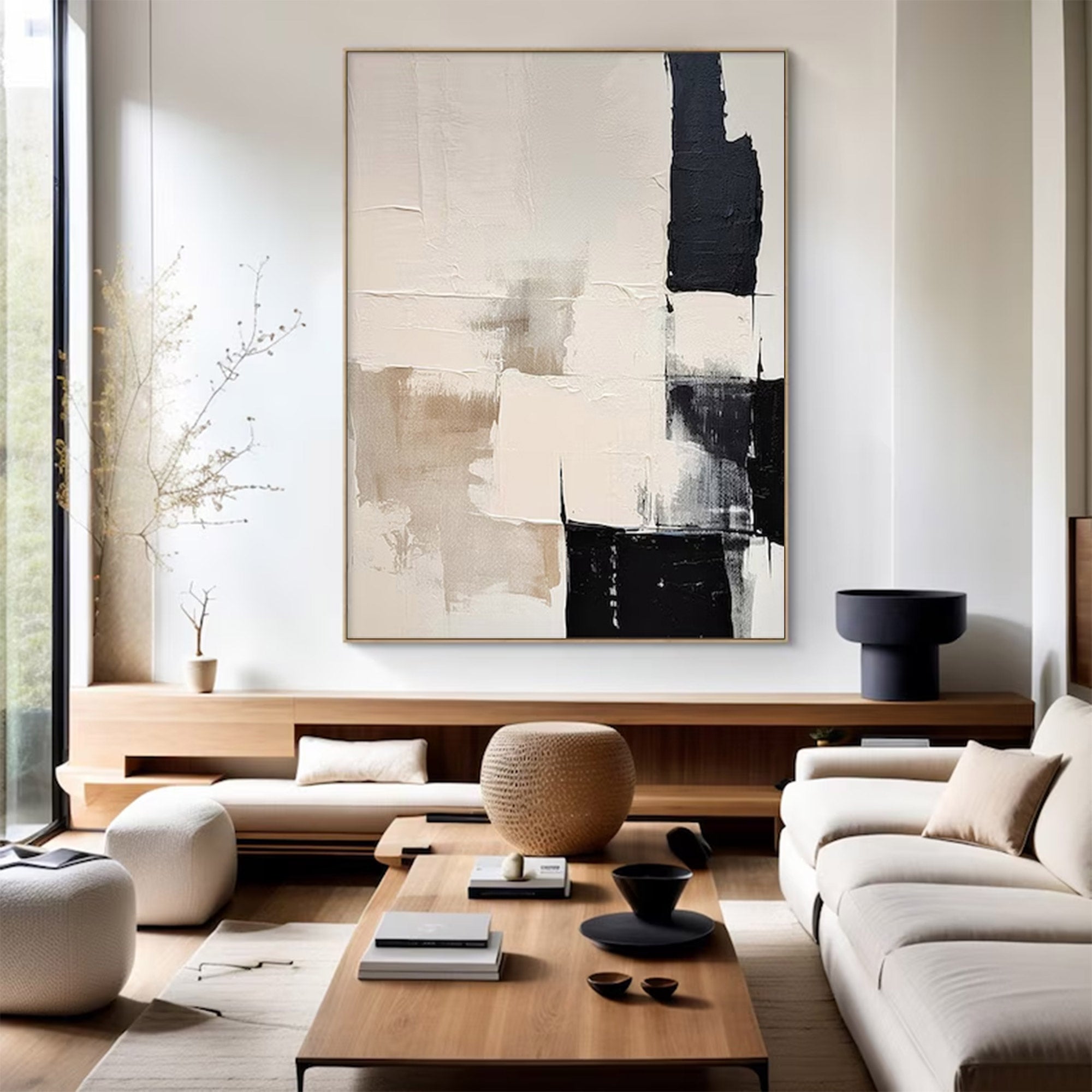 Oversized Abstract White Relief Art | ArtvistaGallery #WG 101
