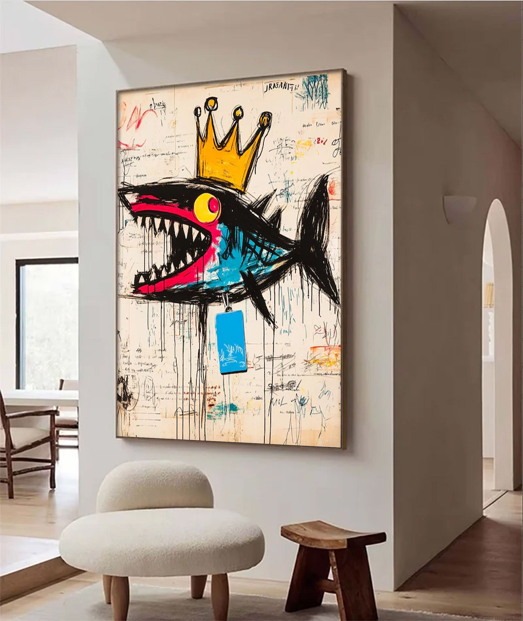 Modern Large Urban Abstract Art | ArtvistaGallery #WGA 008