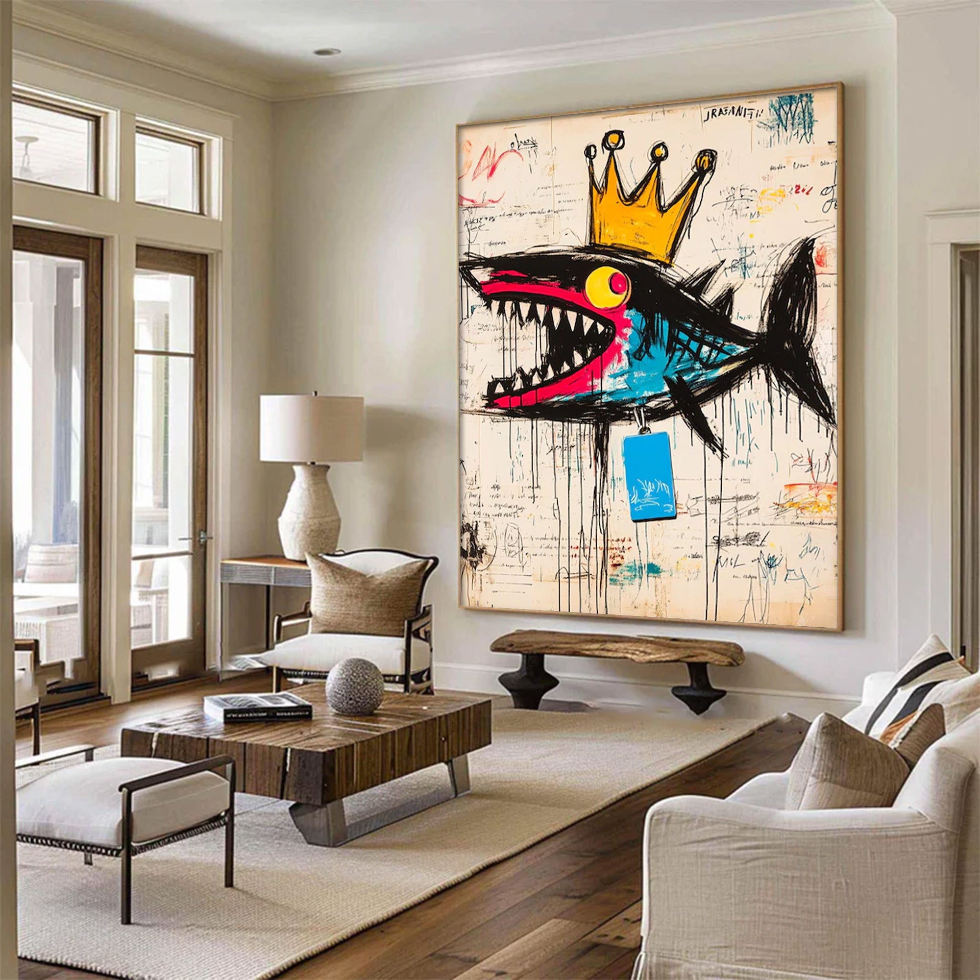 Modern Large Urban Abstract Art | ArtvistaGallery #WGA 008