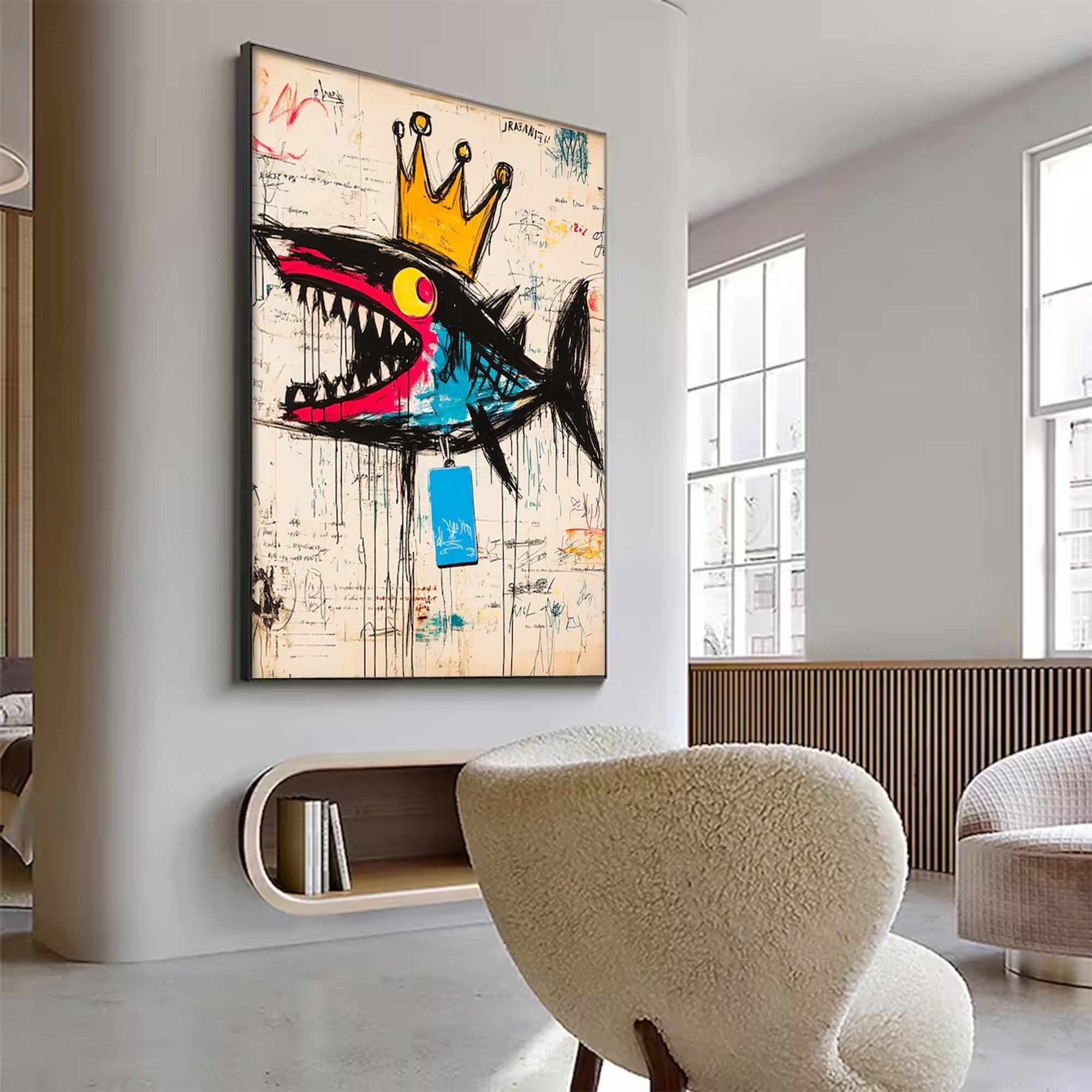 Modern Large Urban Abstract Art | ArtvistaGallery #WGA 008