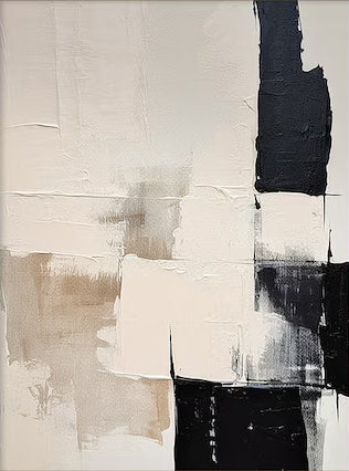 Oversized Abstract White Relief Art | ArtvistaGallery  #WG 101