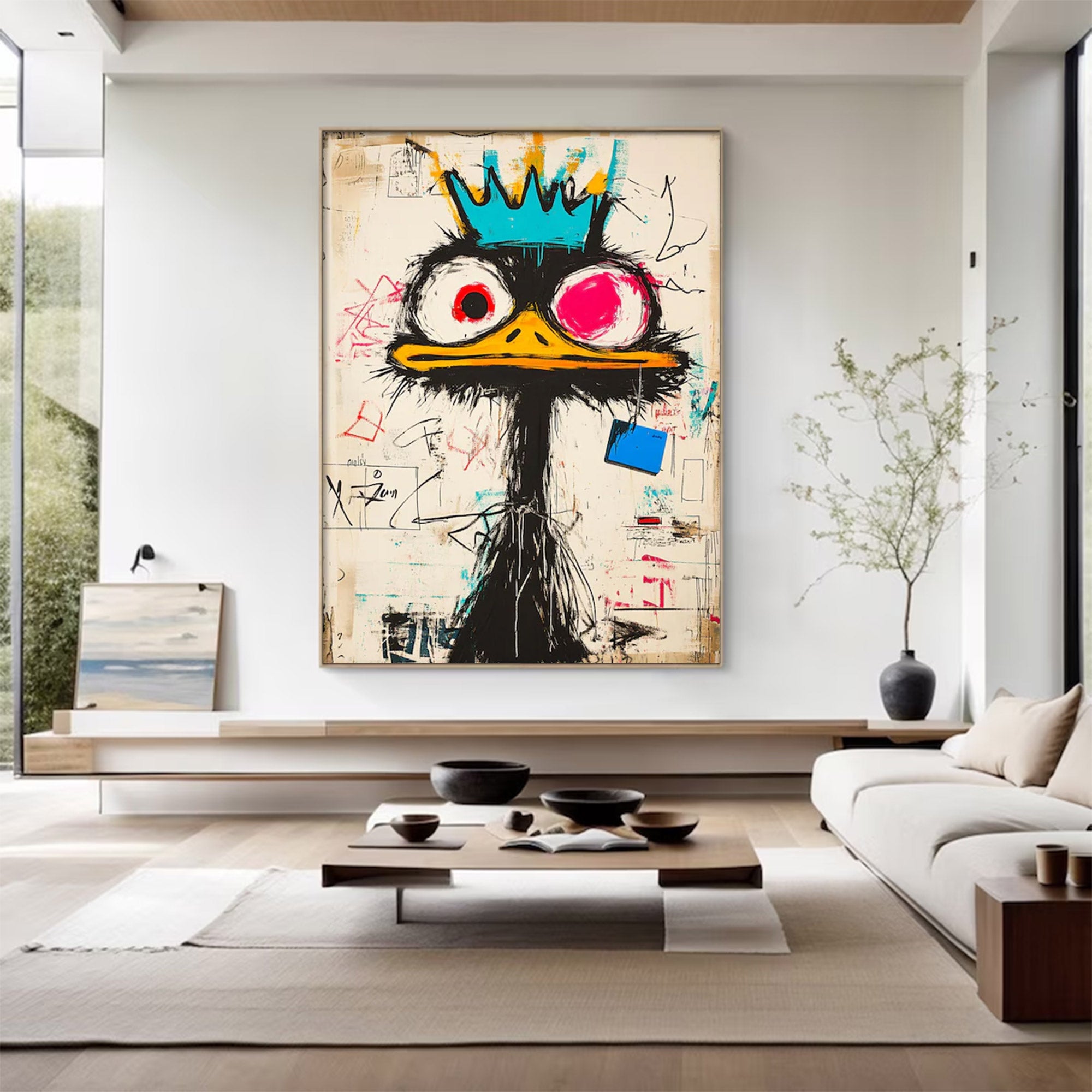 Large Mixed Media Expressive Art | ArtvistaGallery #WGA 009
