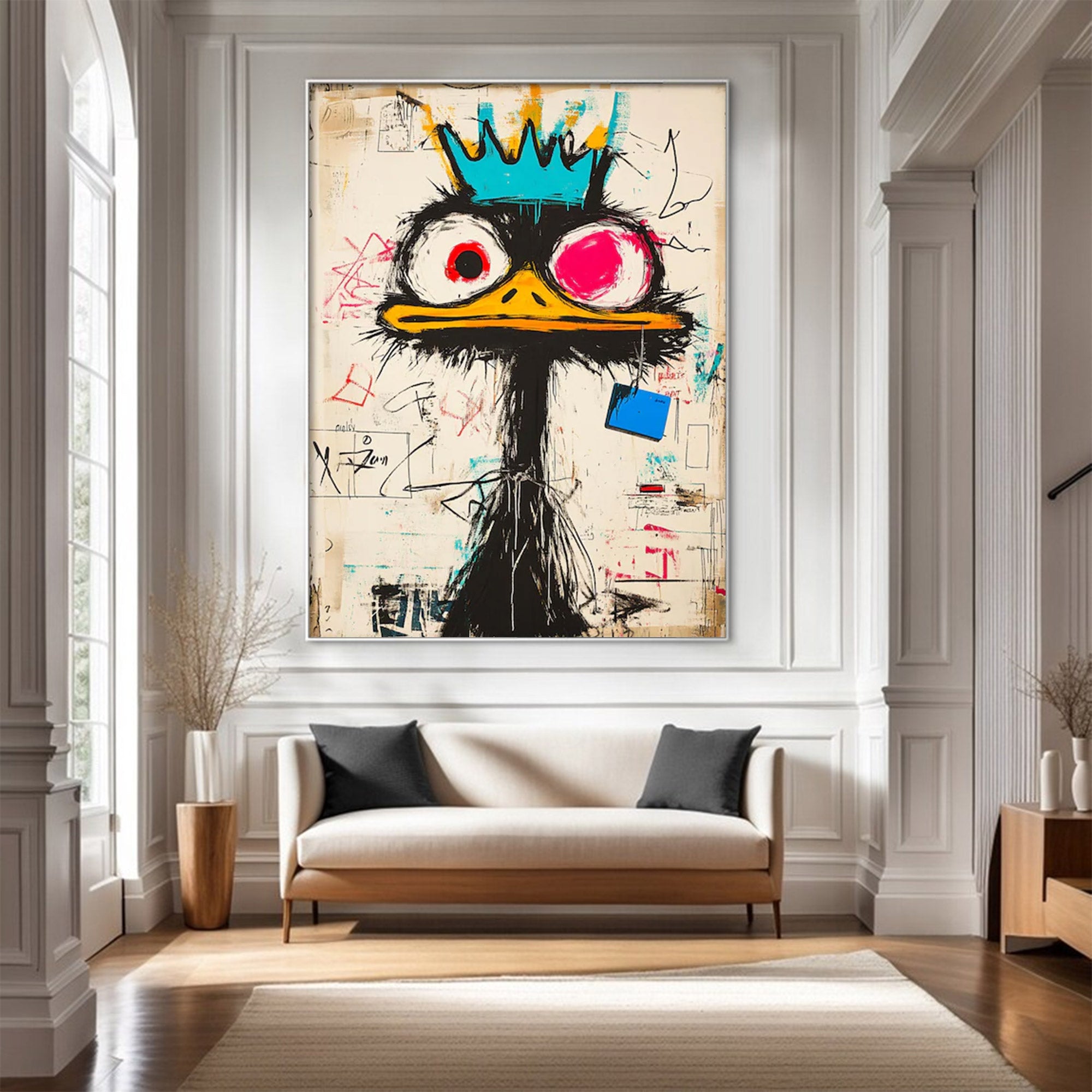 Large Mixed Media Expressive Art | ArtvistaGallery #WGA 009