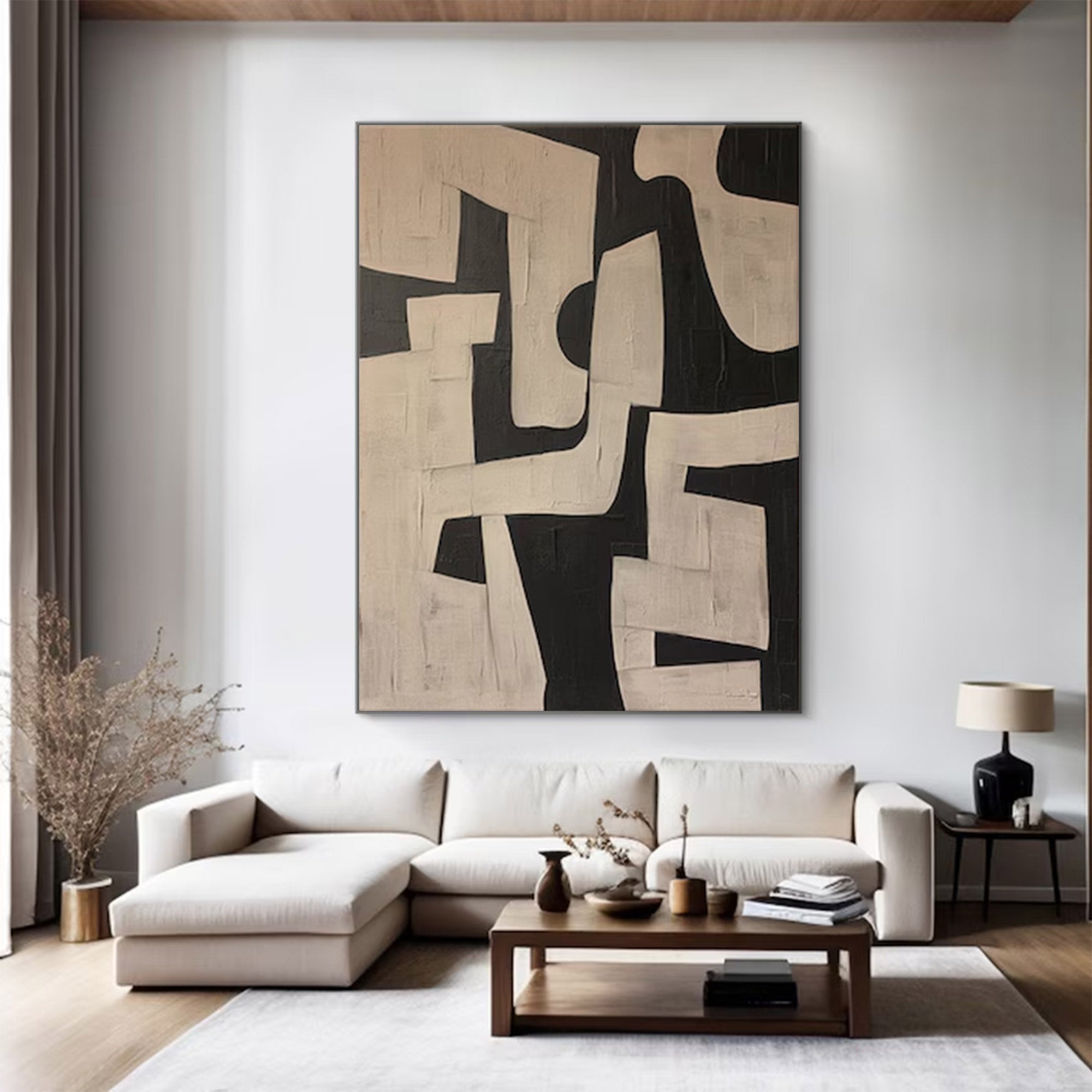 Graphic Black White Modern Art | ArtvistaGallery #WG 102