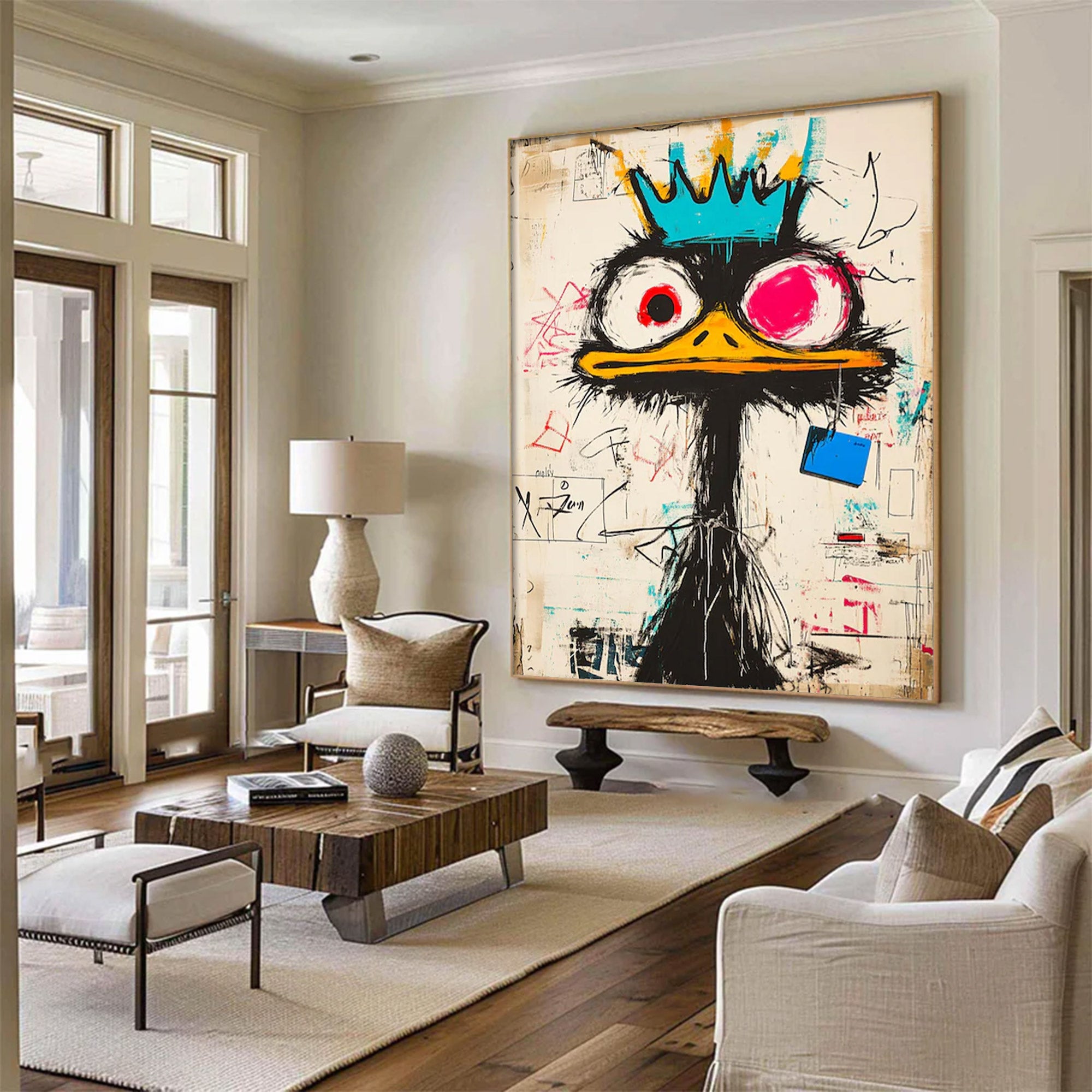 Large Mixed Media Expressive Art | ArtvistaGallery #WGA 009