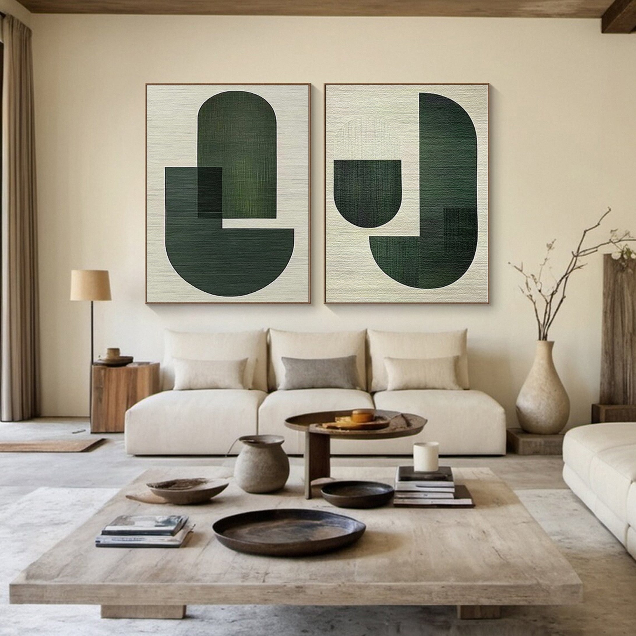 Modern Minimalist Abstract Art Geometric Wall Decor for Sophisticated Interiors #BGS 005