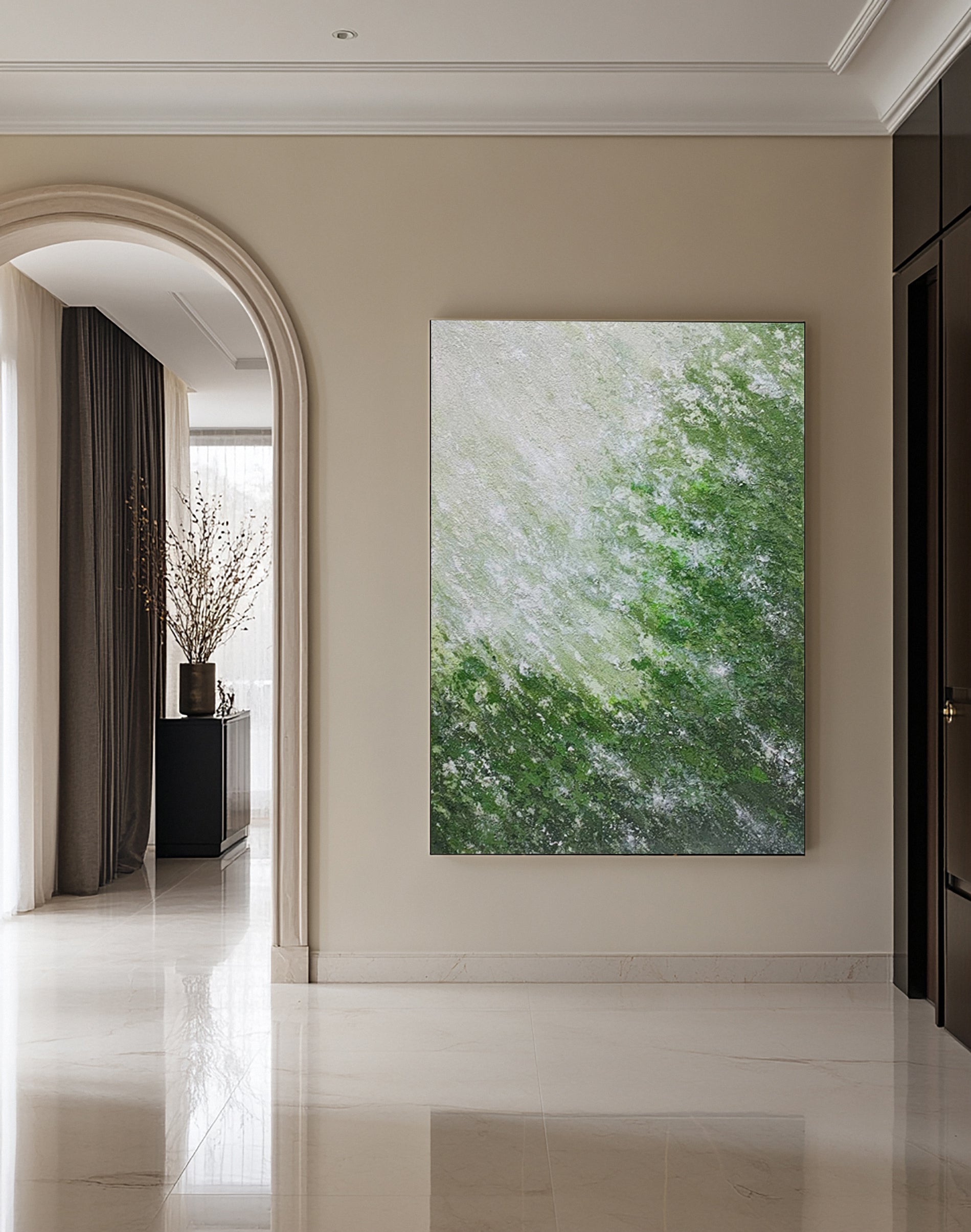 Modern Abstract Art with Varied Texture and Color Interplay #BGA 271