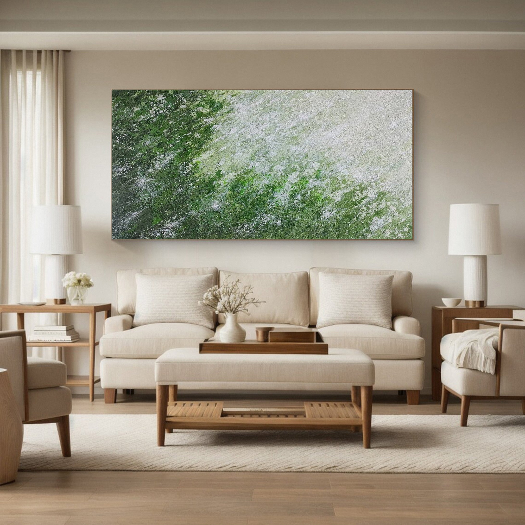 Modern Abstract Art with Varied Texture and Color Interplay #BGA 270