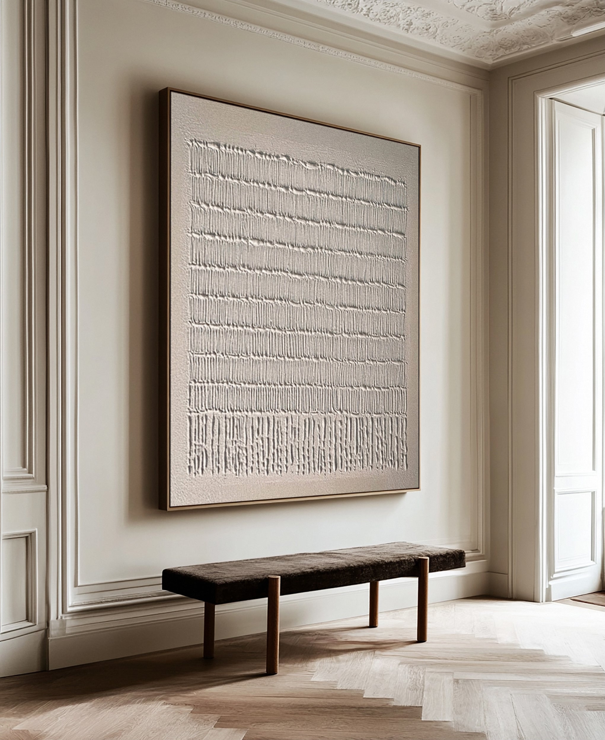 Neutral Composition with Natural Vertical Textural Elements #BGA 223