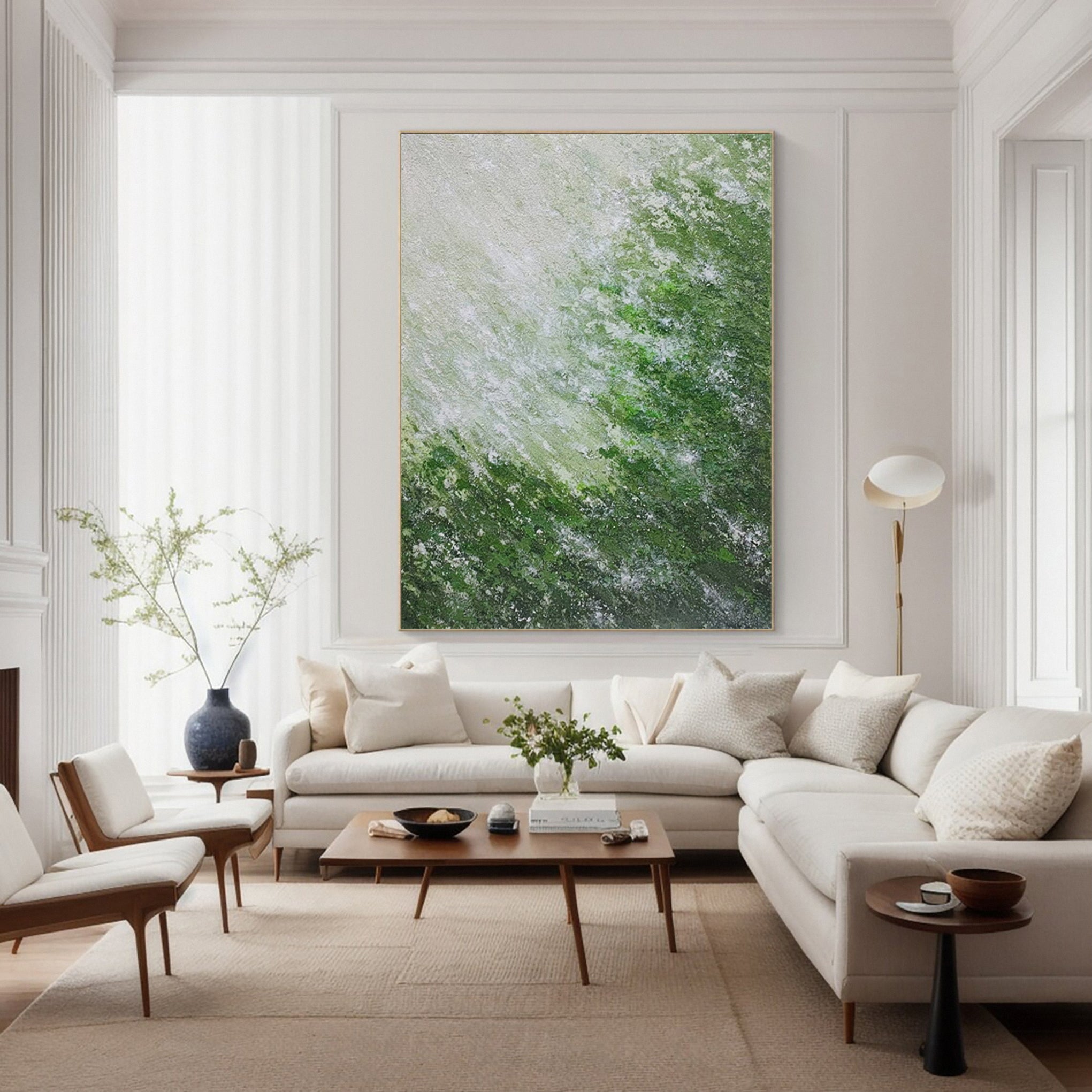 Modern Abstract Art with Varied Texture and Color Interplay #BGA 271