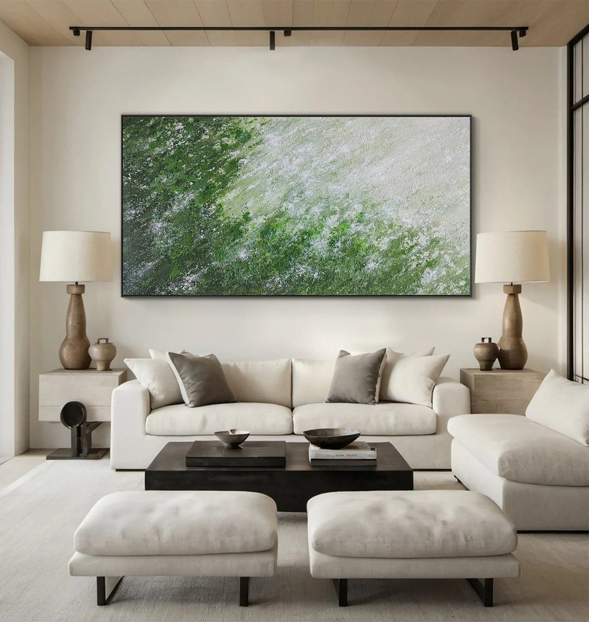 Modern Abstract Art with Varied Texture and Color Interplay #BGA 270